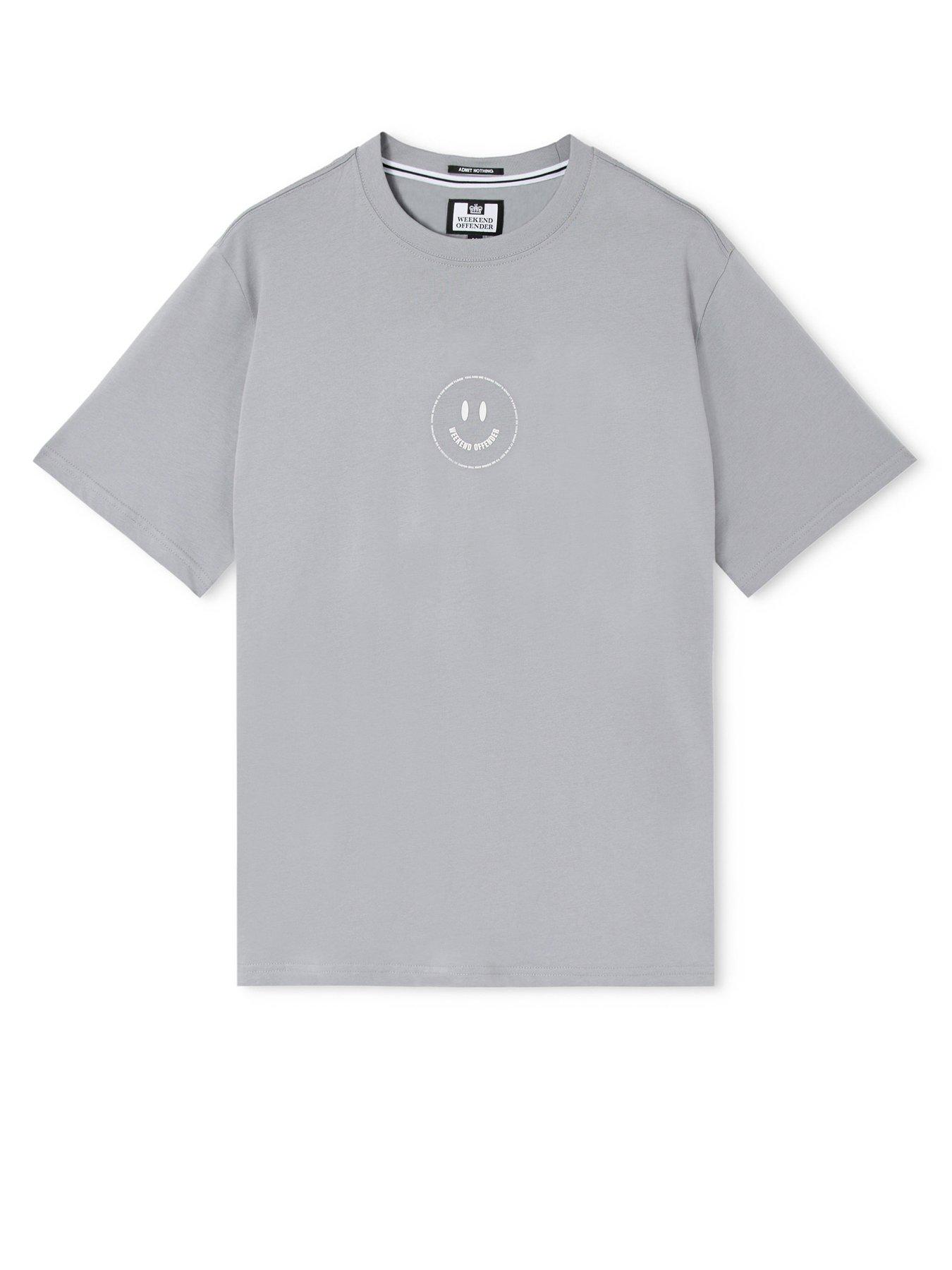 Image 4 of 5 of Weekend Offender Away Short Sleeve T-shirt - Grey
