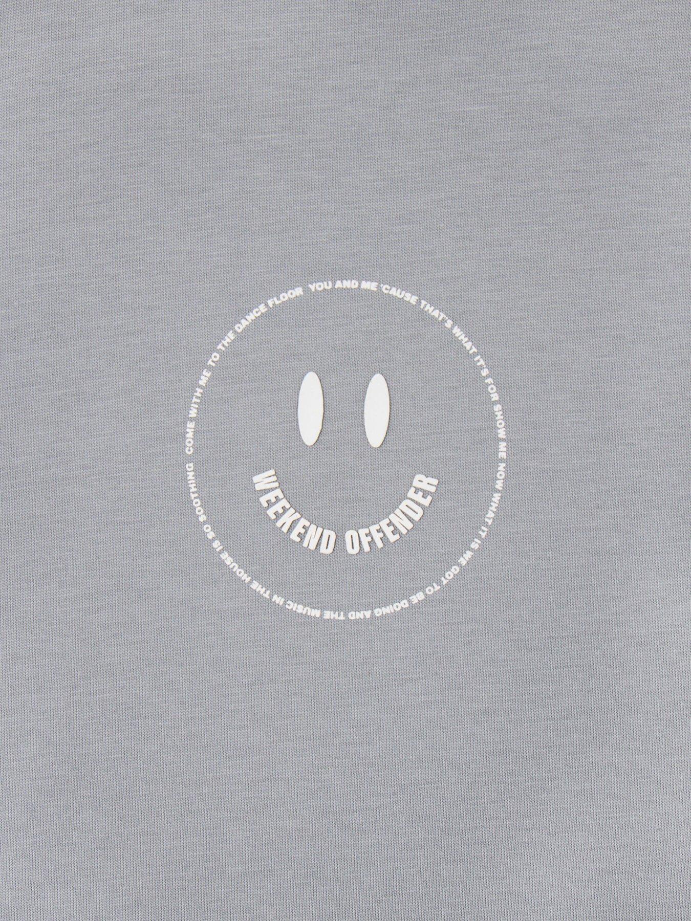 Image 5 of 5 of Weekend Offender Away Short Sleeve T-shirt - Grey