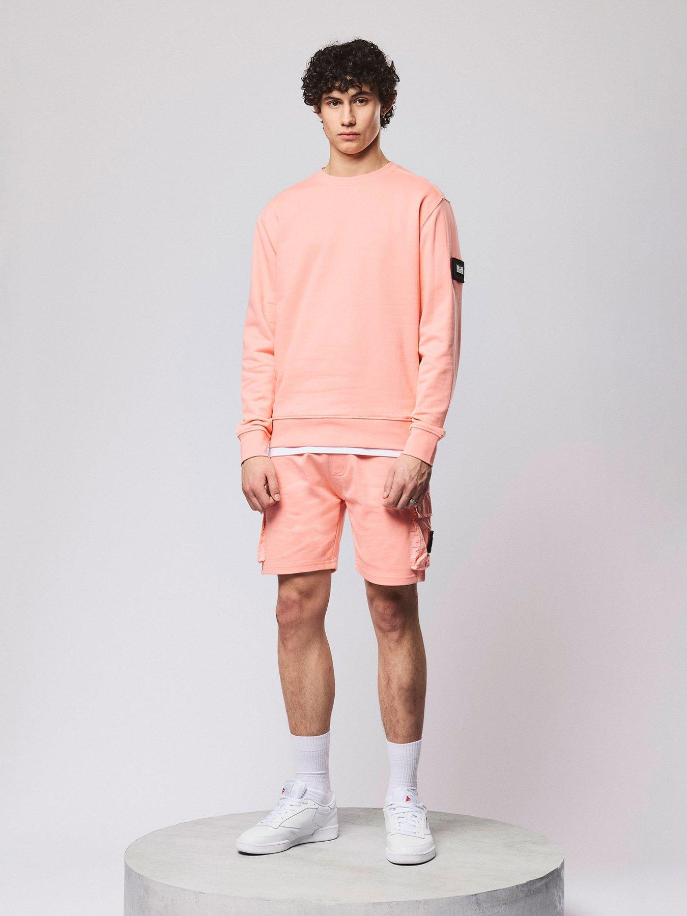 Image 3 of 7 of Weekend Offender Noreaster Technical Sweat Shorts - Orange