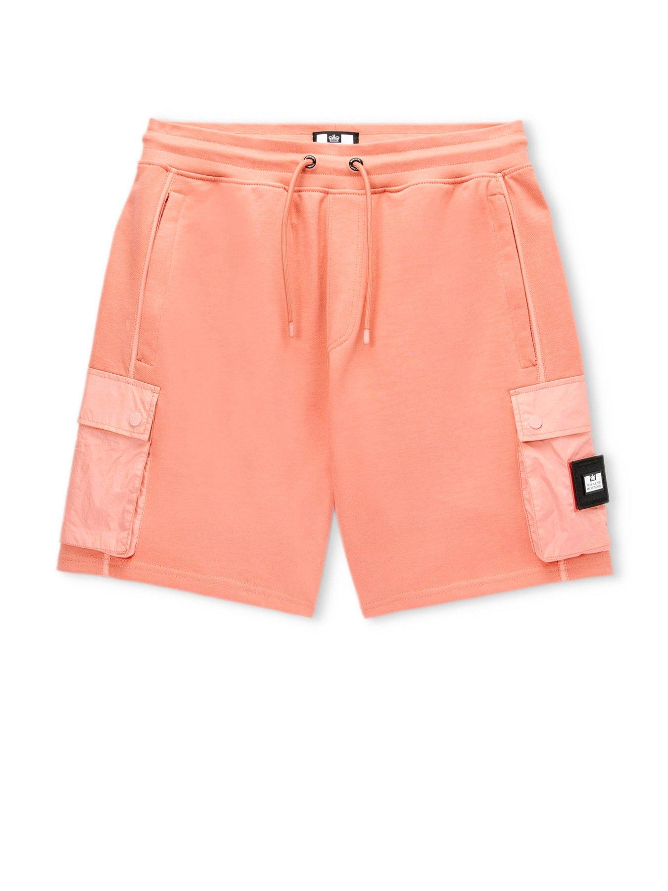 Image 4 of 7 of Weekend Offender Noreaster Technical Sweat Shorts - Orange