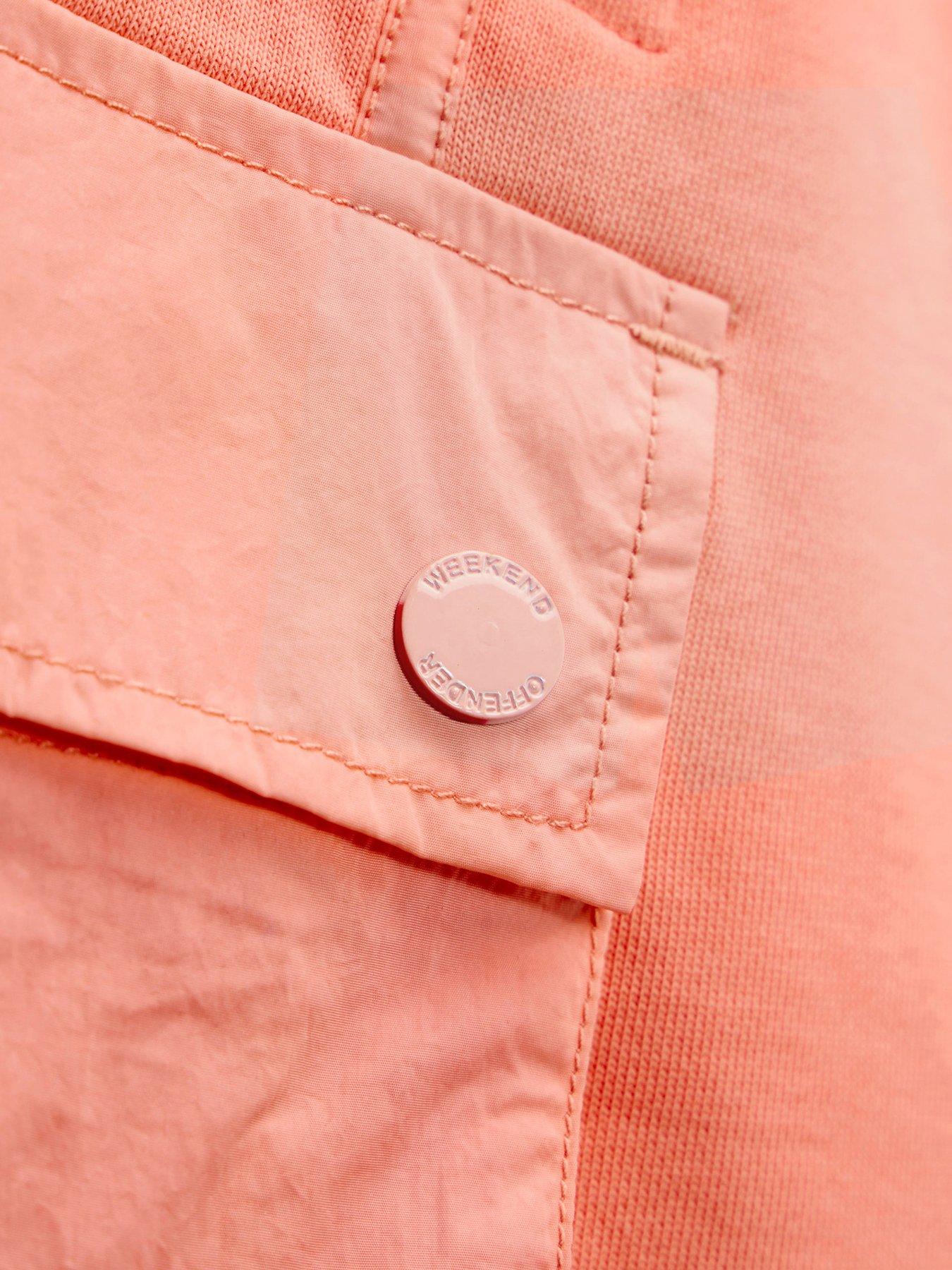 Image 6 of 7 of Weekend Offender Noreaster Technical Sweat Shorts - Orange