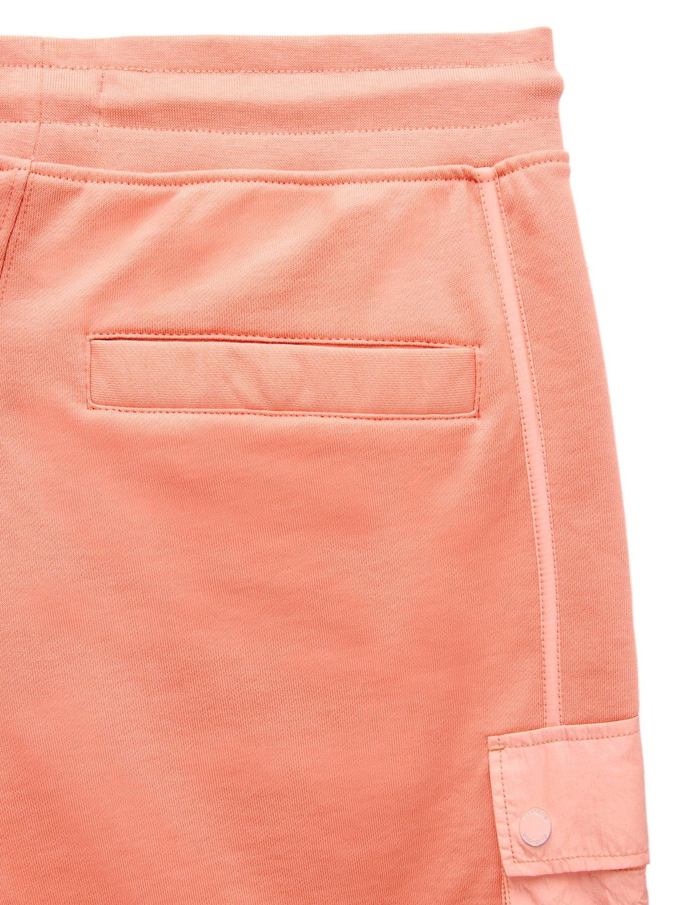 Image 7 of 7 of Weekend Offender Noreaster Technical Sweat Shorts - Orange
