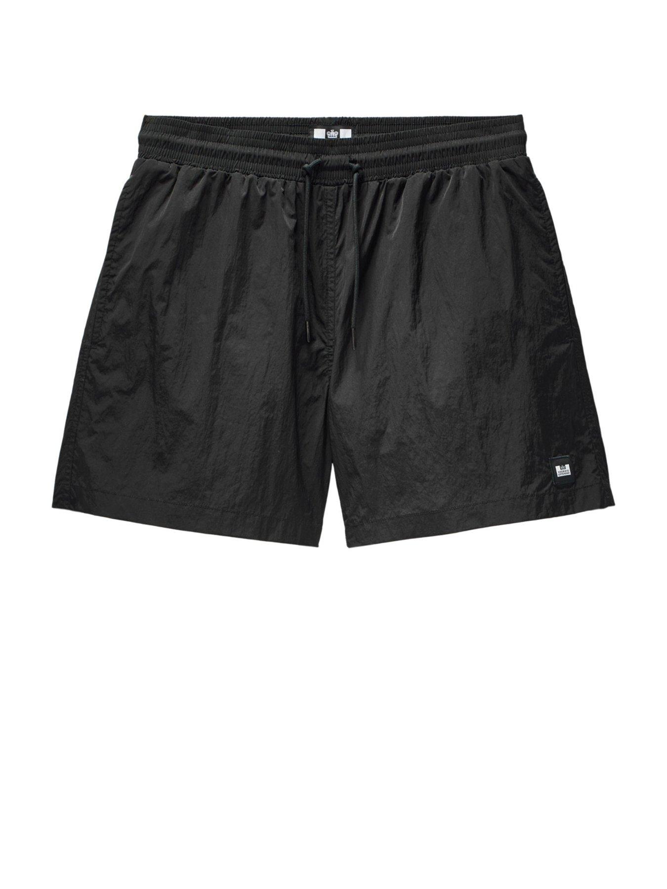 Image 4 of 6 of Weekend Offender Stacks Sweat Shorts - Black