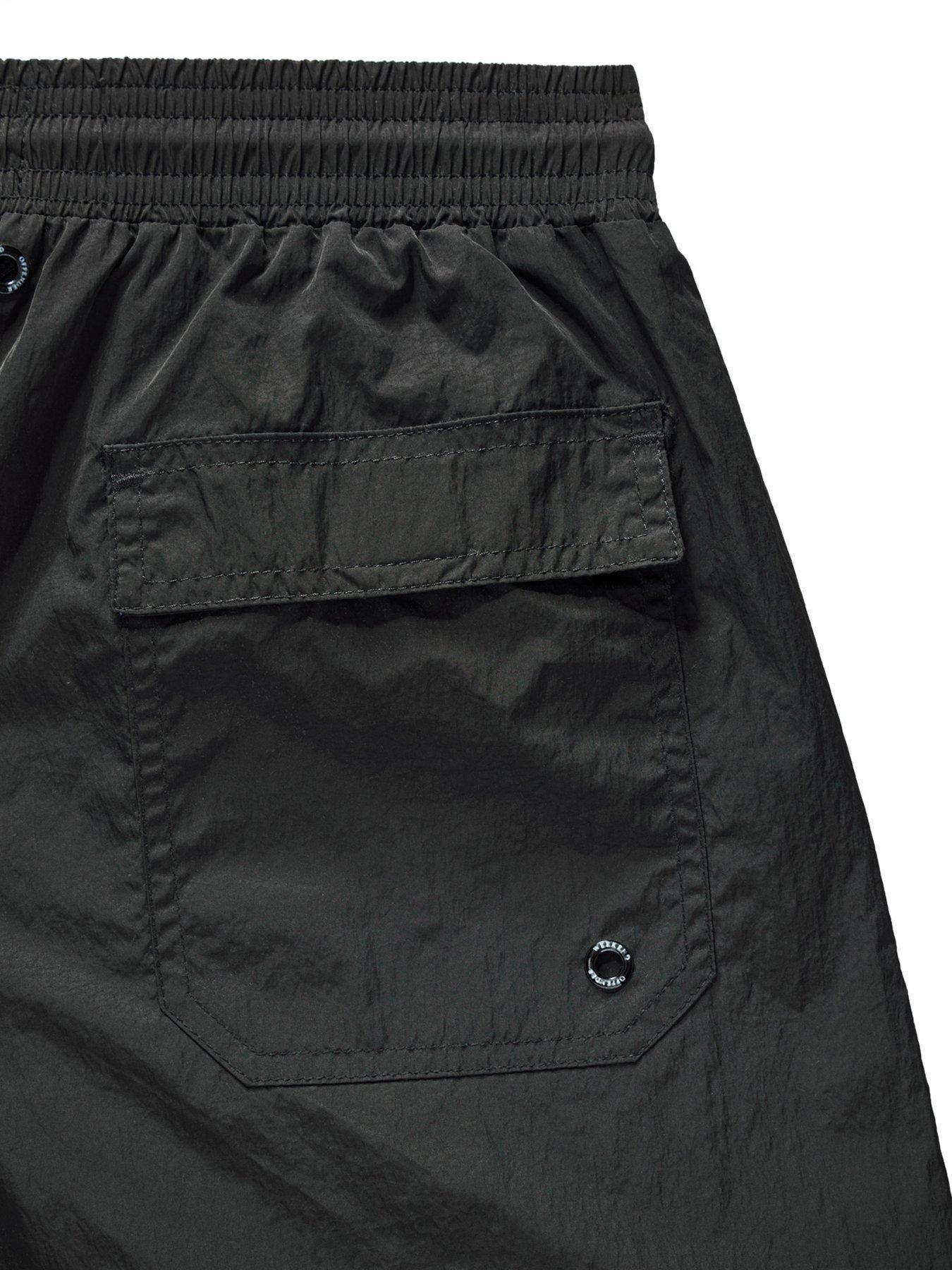 Image 6 of 6 of Weekend Offender Stacks Sweat Shorts - Black