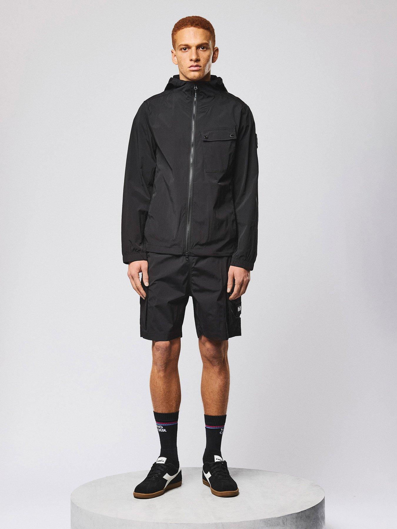 Weekend Offender Temara Technical Windbreaker Jacket - Black