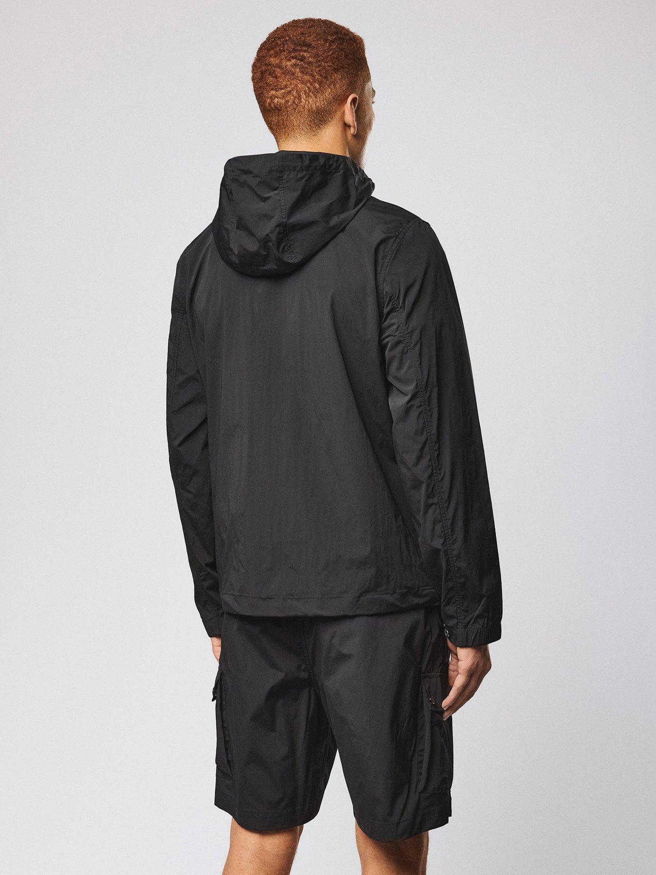 Image 3 of 6 of Weekend Offender Temara Technical Windbreaker Jacket - Black