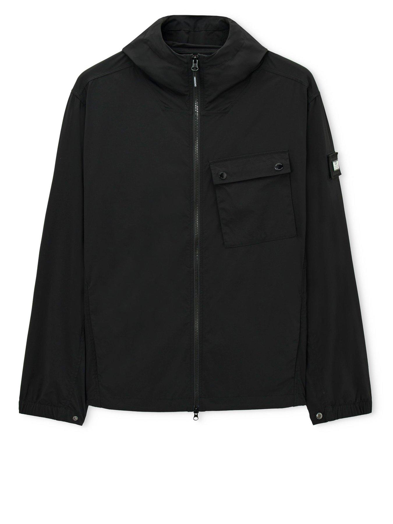 Image 4 of 6 of Weekend Offender Temara Technical Windbreaker Jacket - Black