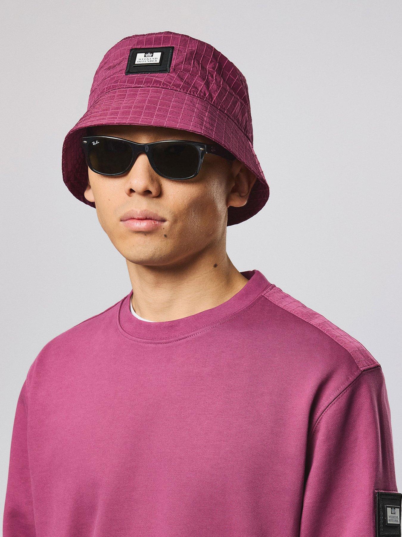 Weekend Offender Boukhari Bucket Hat - Dark Pink