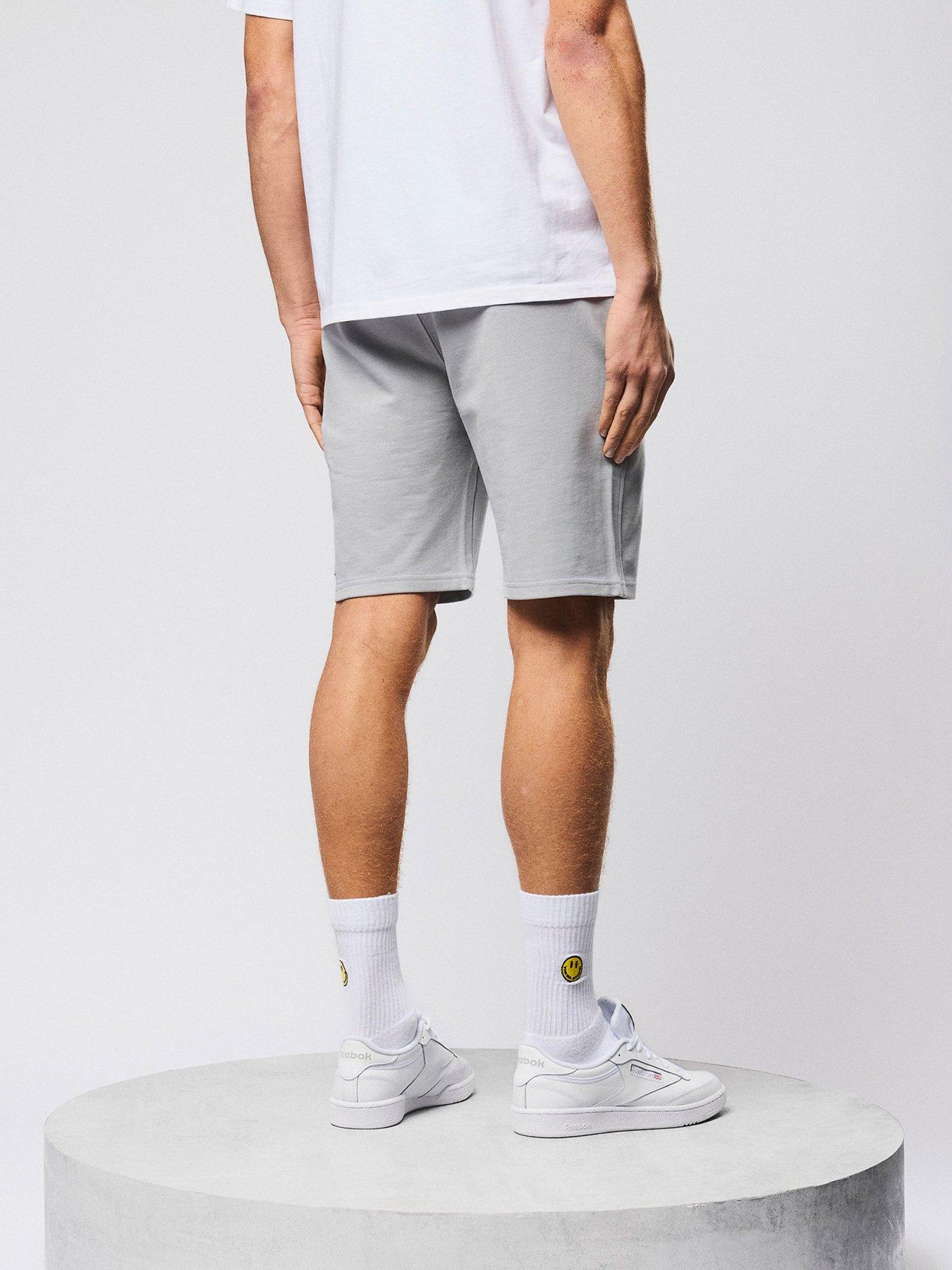 Image 3 of 6 of Weekend Offender Hawkins Cargo Sweat Shorts - Grey