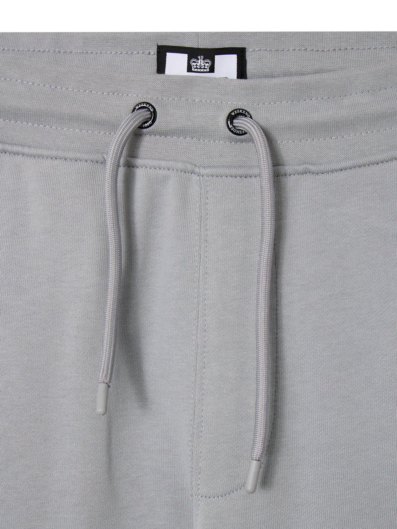 Image 5 of 6 of Weekend Offender Hawkins Cargo Sweat Shorts - Grey