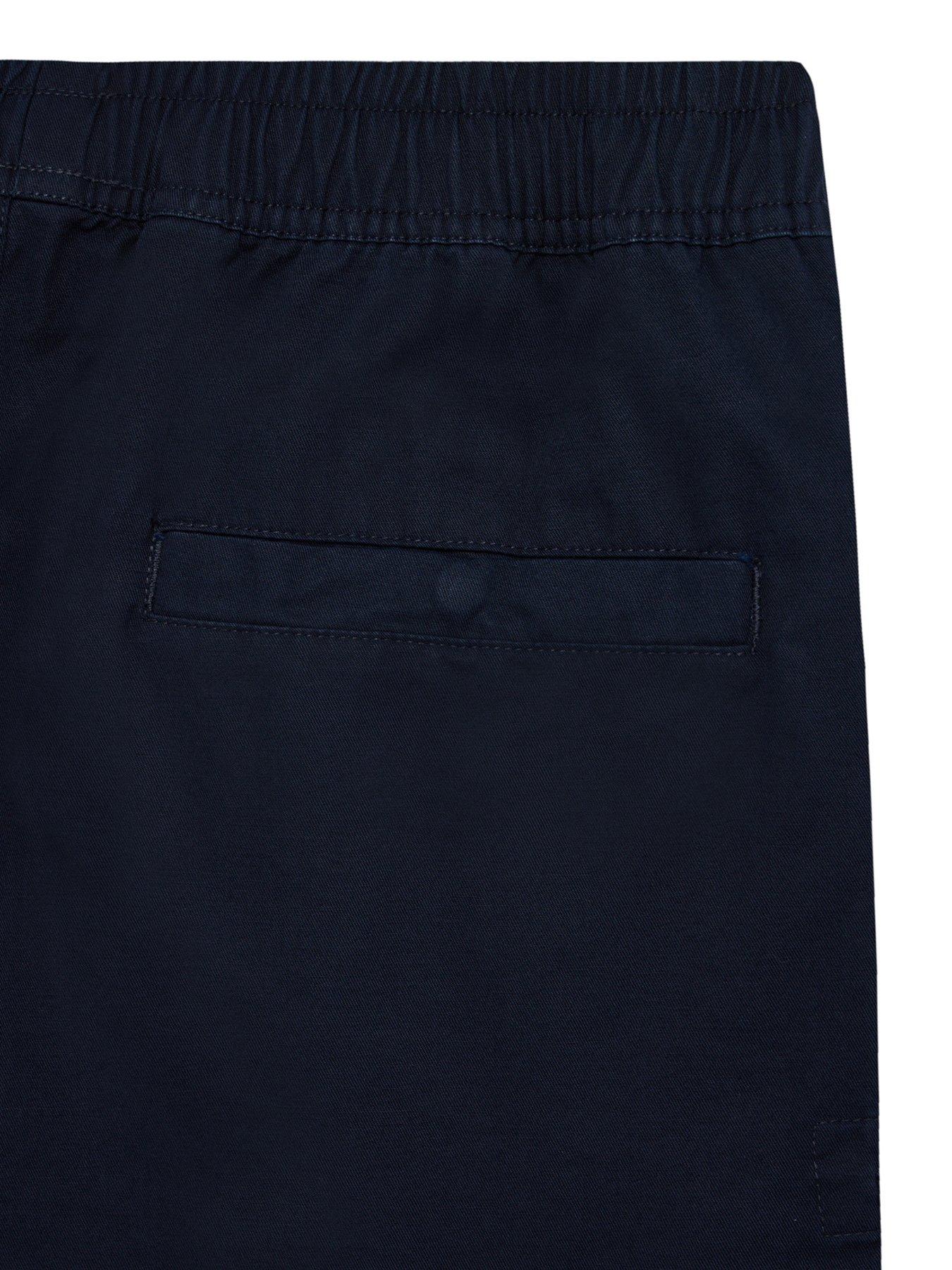 Image 7 of 7 of Weekend Offender Scopello Flat Pocket Cargo Shorts - Navy