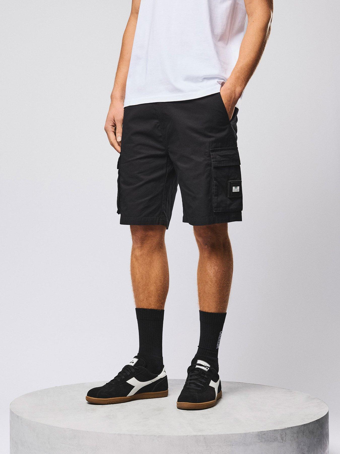 Image 2 of 6 of Weekend Offender Mascia Cargo Shorts - Black
