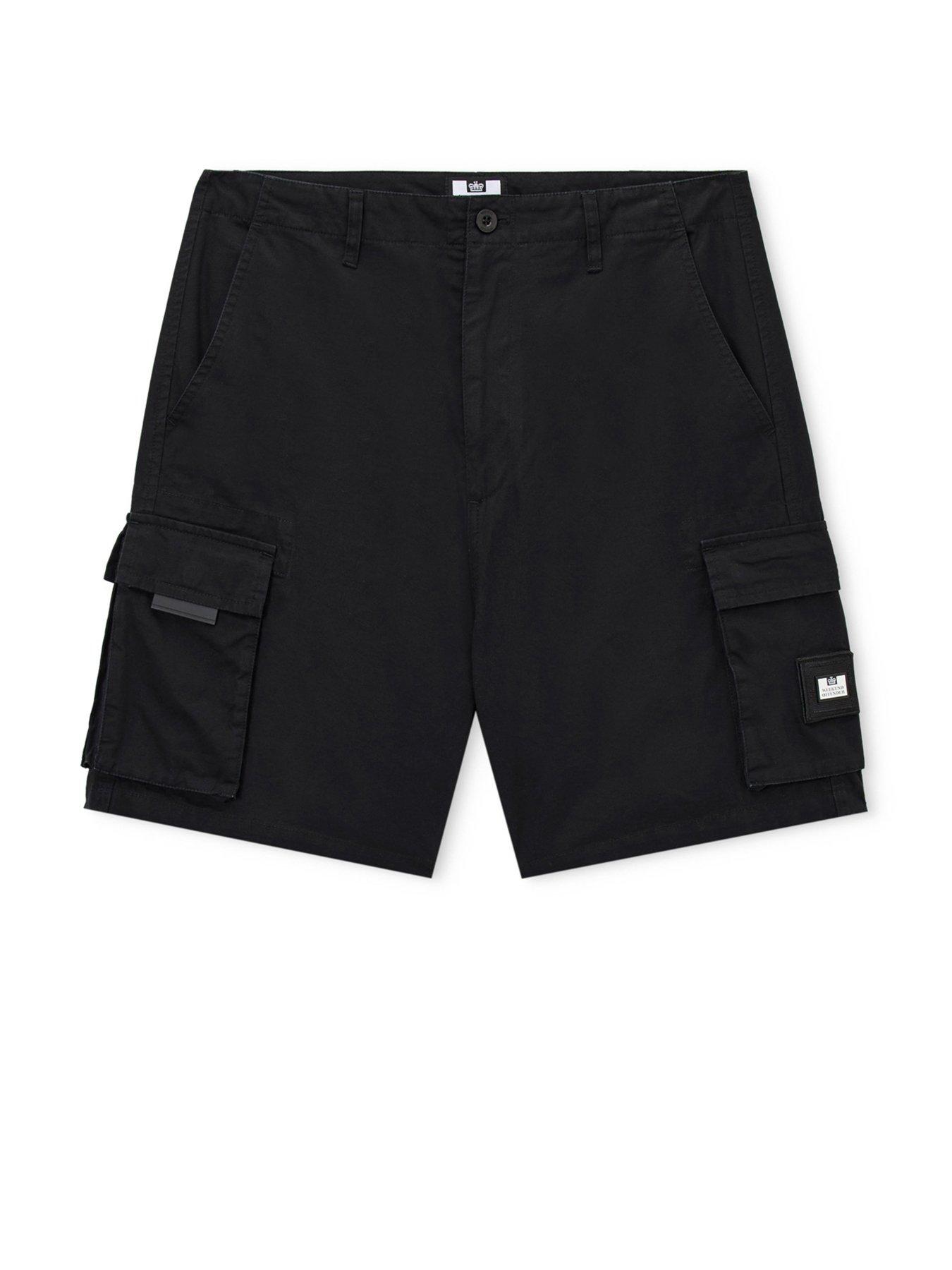 Image 4 of 6 of Weekend Offender Mascia Cargo Shorts - Black