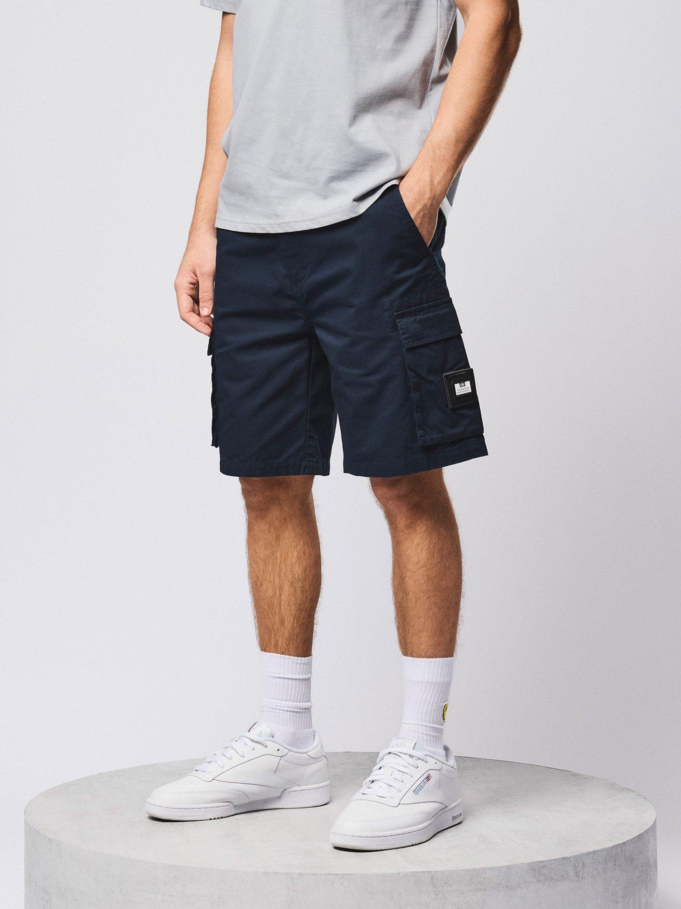 Image 2 of 6 of Weekend Offender Mascia Cargo Shorts - Navy