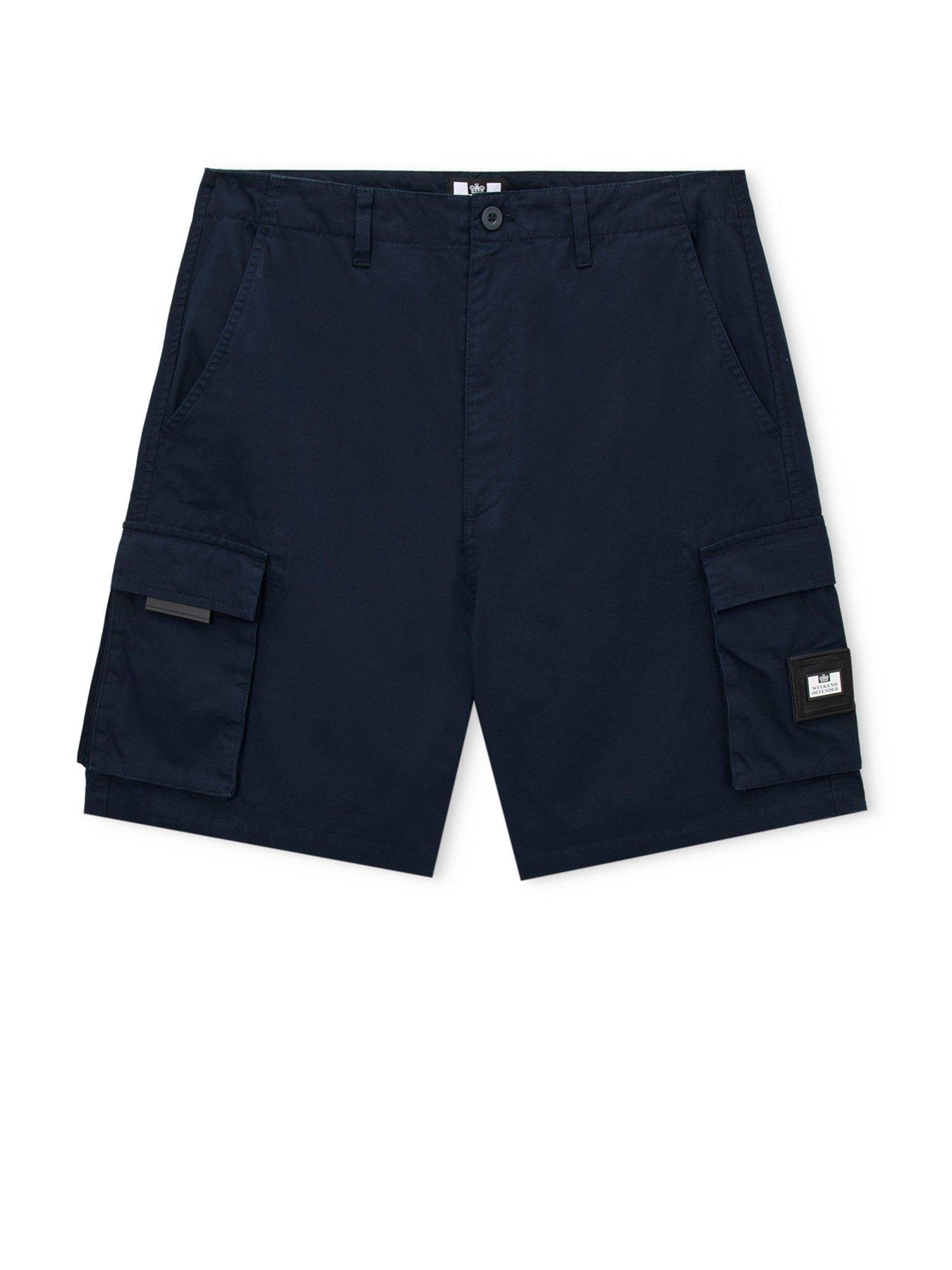 Image 4 of 6 of Weekend Offender Mascia Cargo Shorts - Navy
