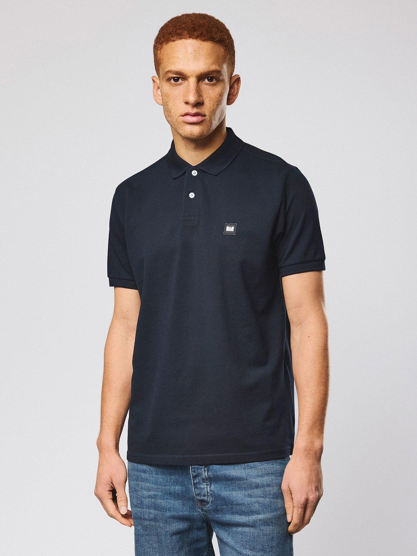 Weekend Offender Heathcote Classic Badge Polo Shirt - Navy
