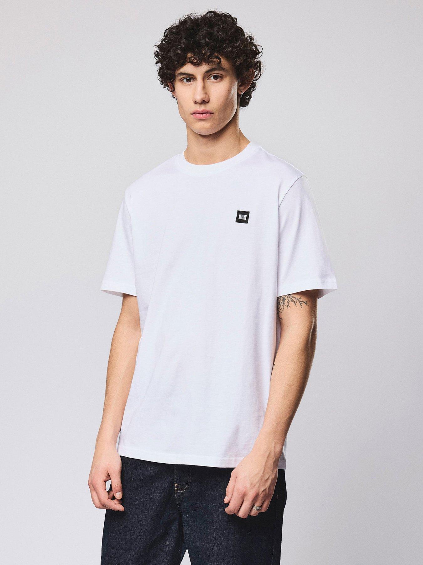 Weekend Offender Brooklands Classic Badge T-Shirt, White, Size S, Men