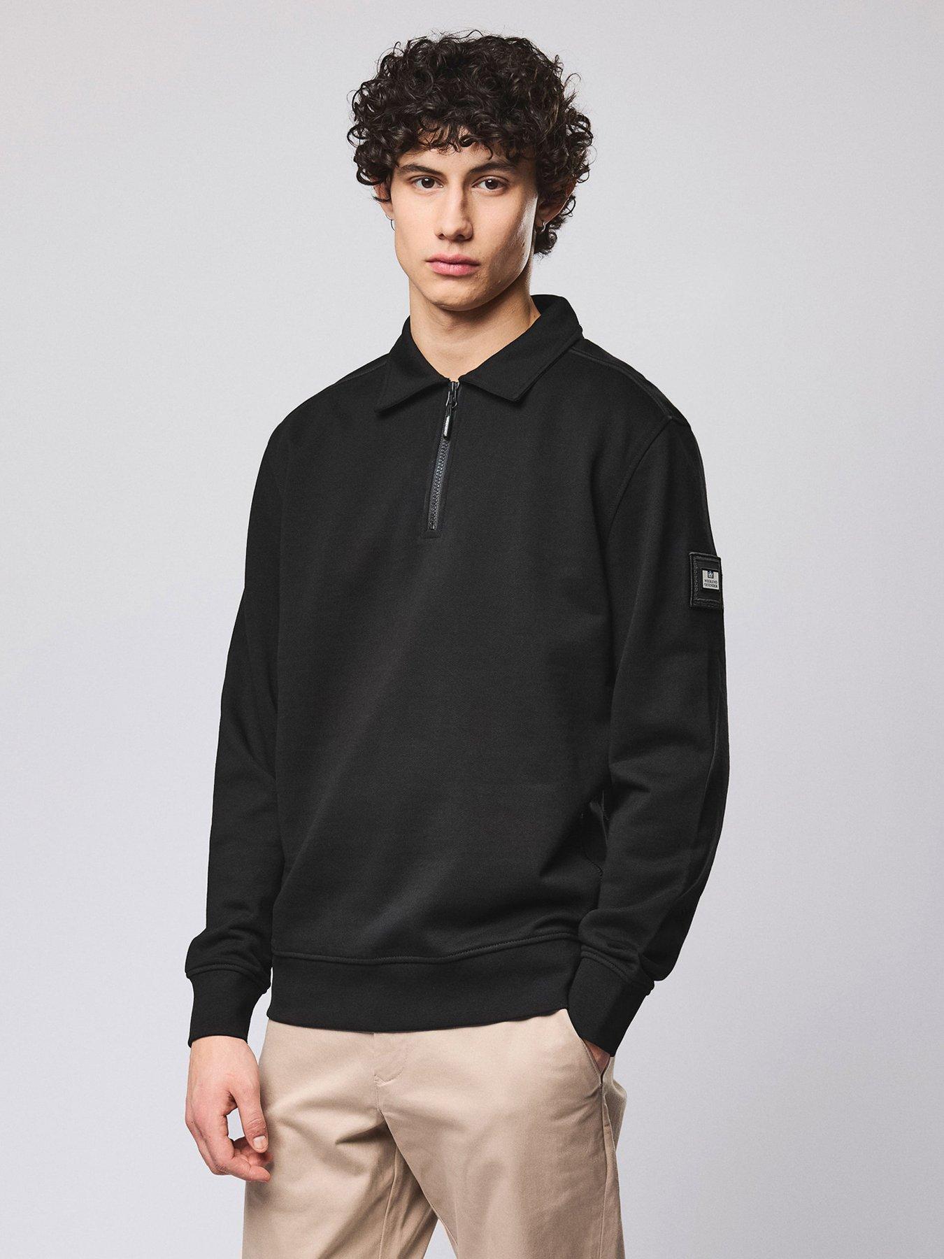 weekend-offender-sidi-collared-sweatshirt-black