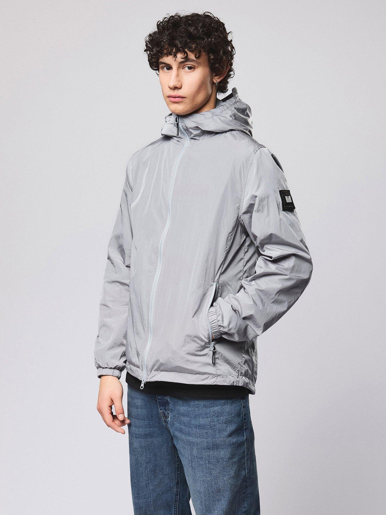 Weekend Offender Weekend Offender Technician Zip Through Lightweight Jacket - Grey