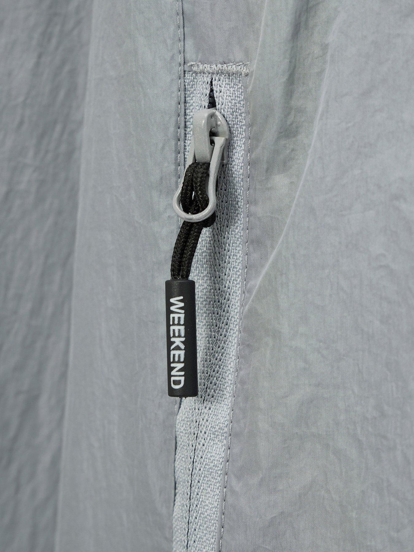 Image 6 of 6 of Weekend Offender Technician Zip Through Lightweight Jacket - Grey