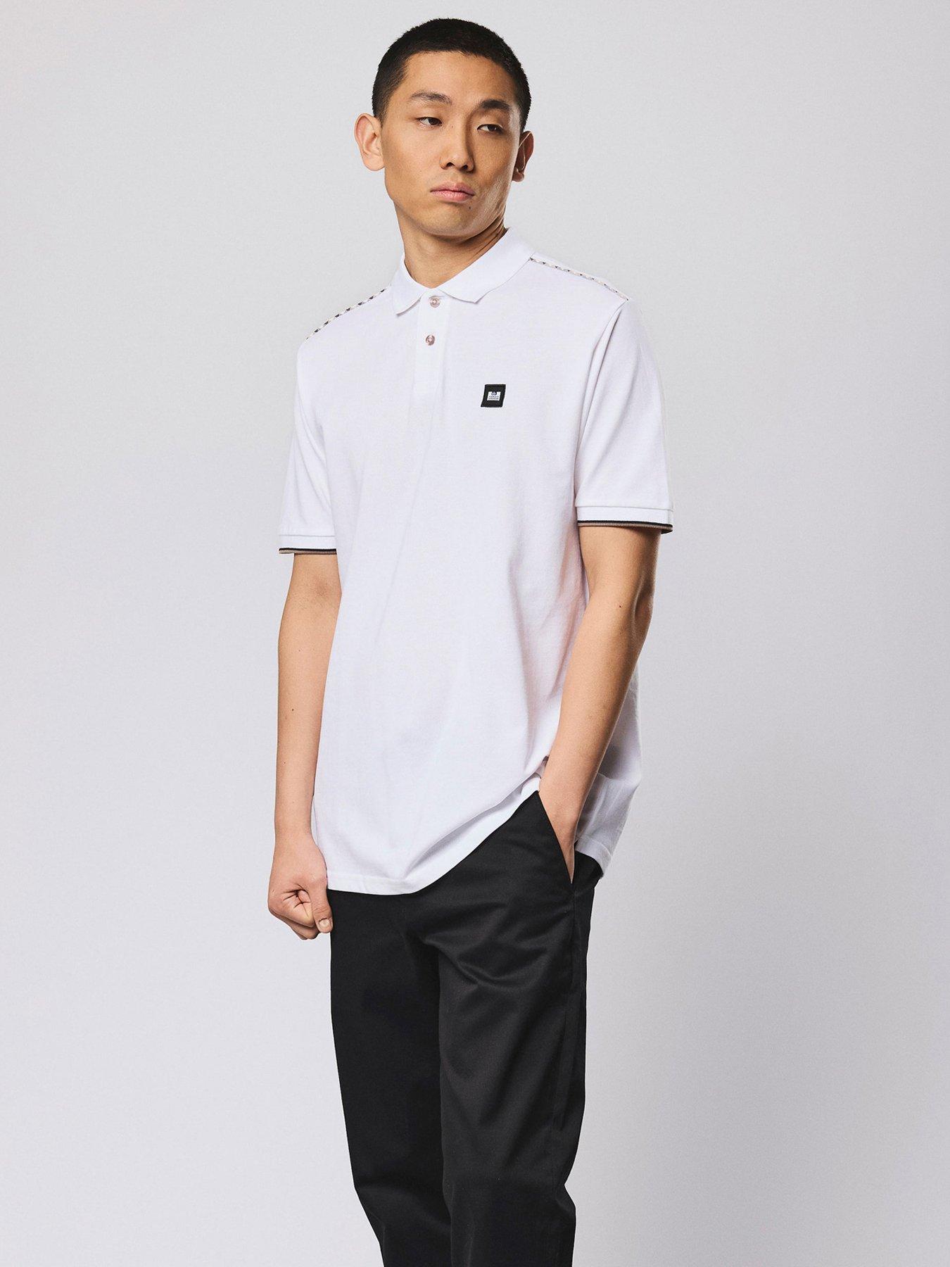 Weekend Offender Sakai Short Sleeve Polo Shirt, White, Size 2Xl, Men