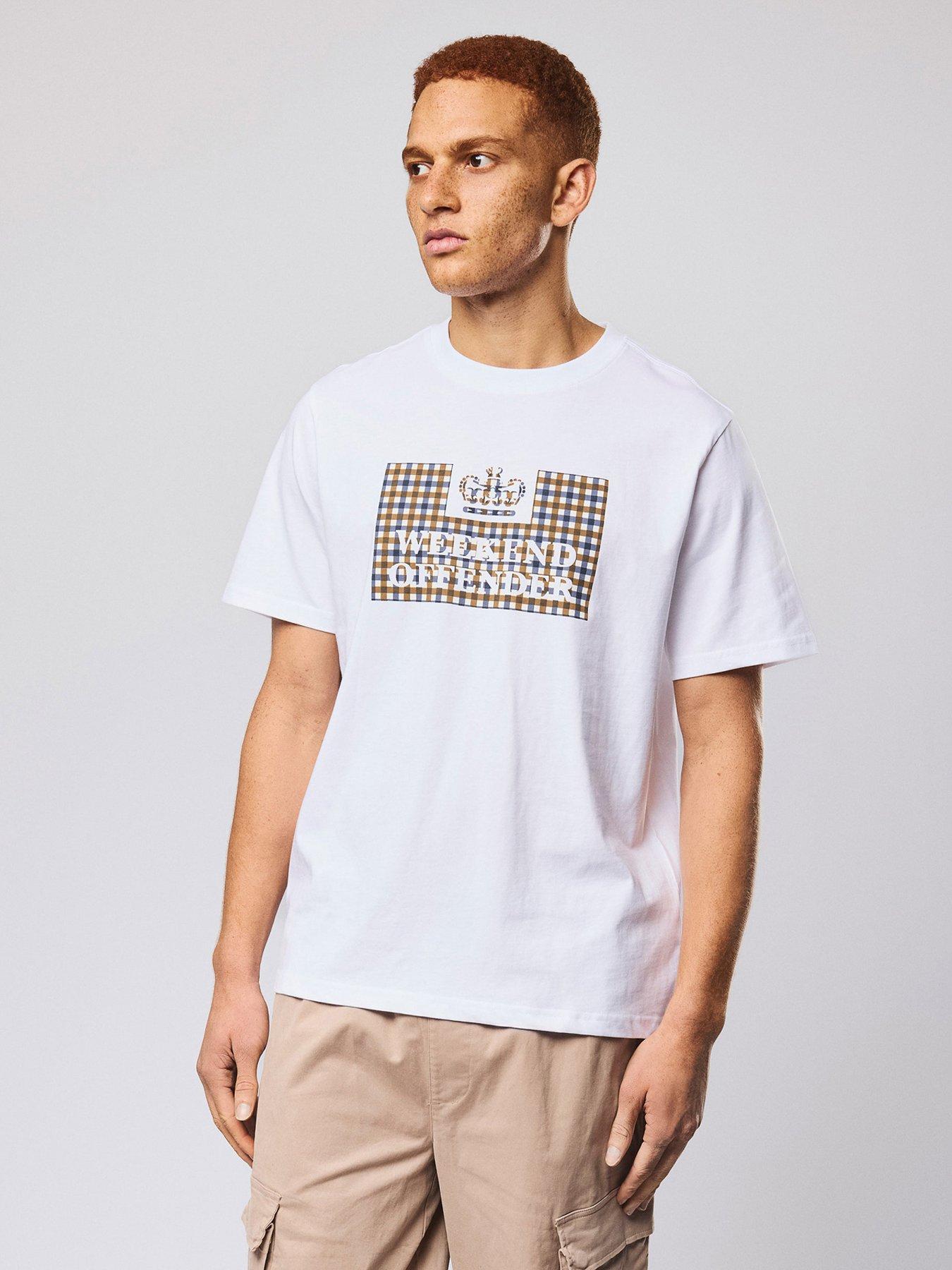 Weekend Offender Shevchenko Short Sleeve T-Shirt, White, Size M, Men