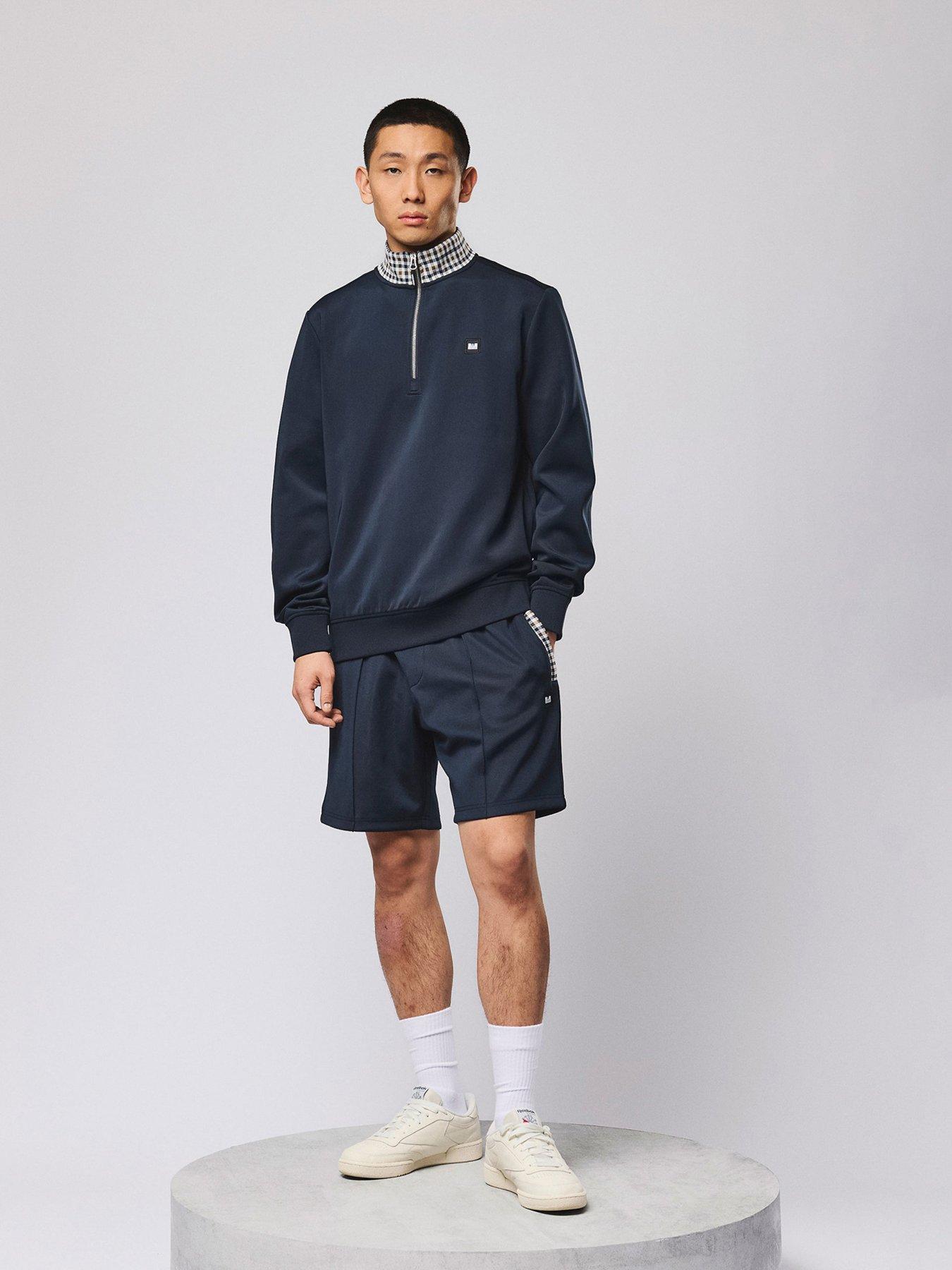 Weekend Offender Maya Jogger Shorts, Navy, Size S, Men