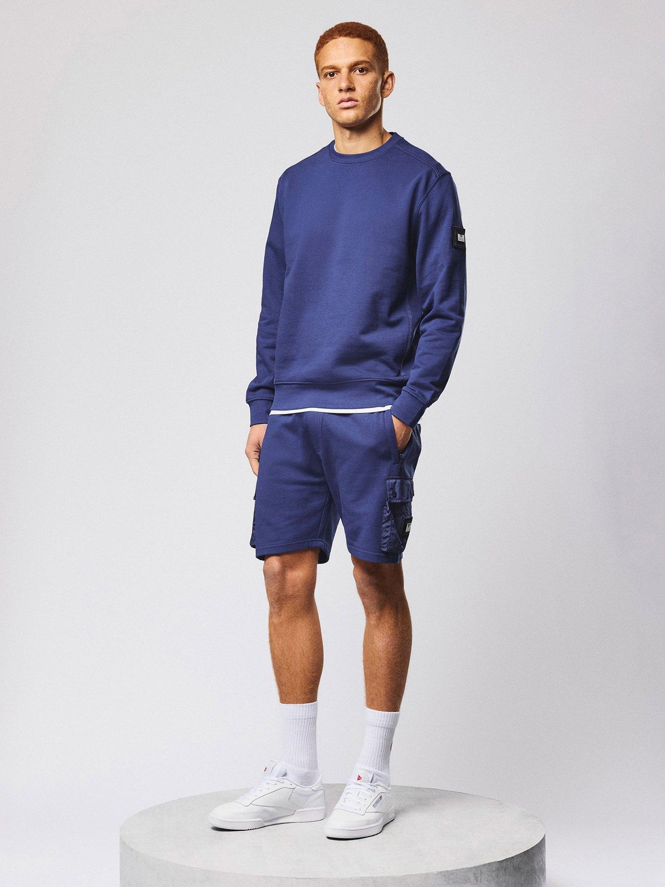 Weekend Offender Noreaster Technical Sweat Shorts - Dark Blue