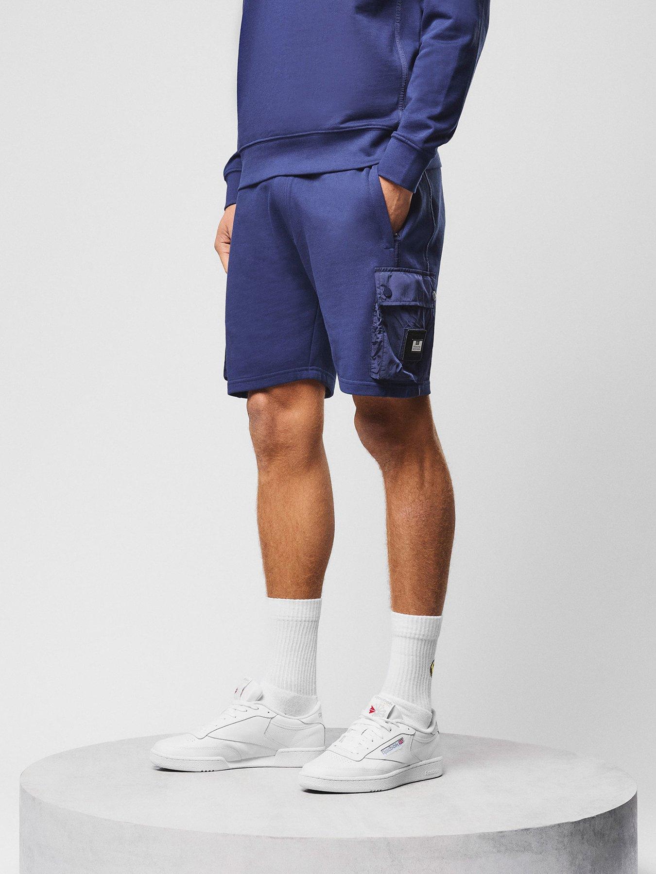 Image 2 of 7 of Weekend Offender Noreaster Technical Sweat Shorts - Dark Blue