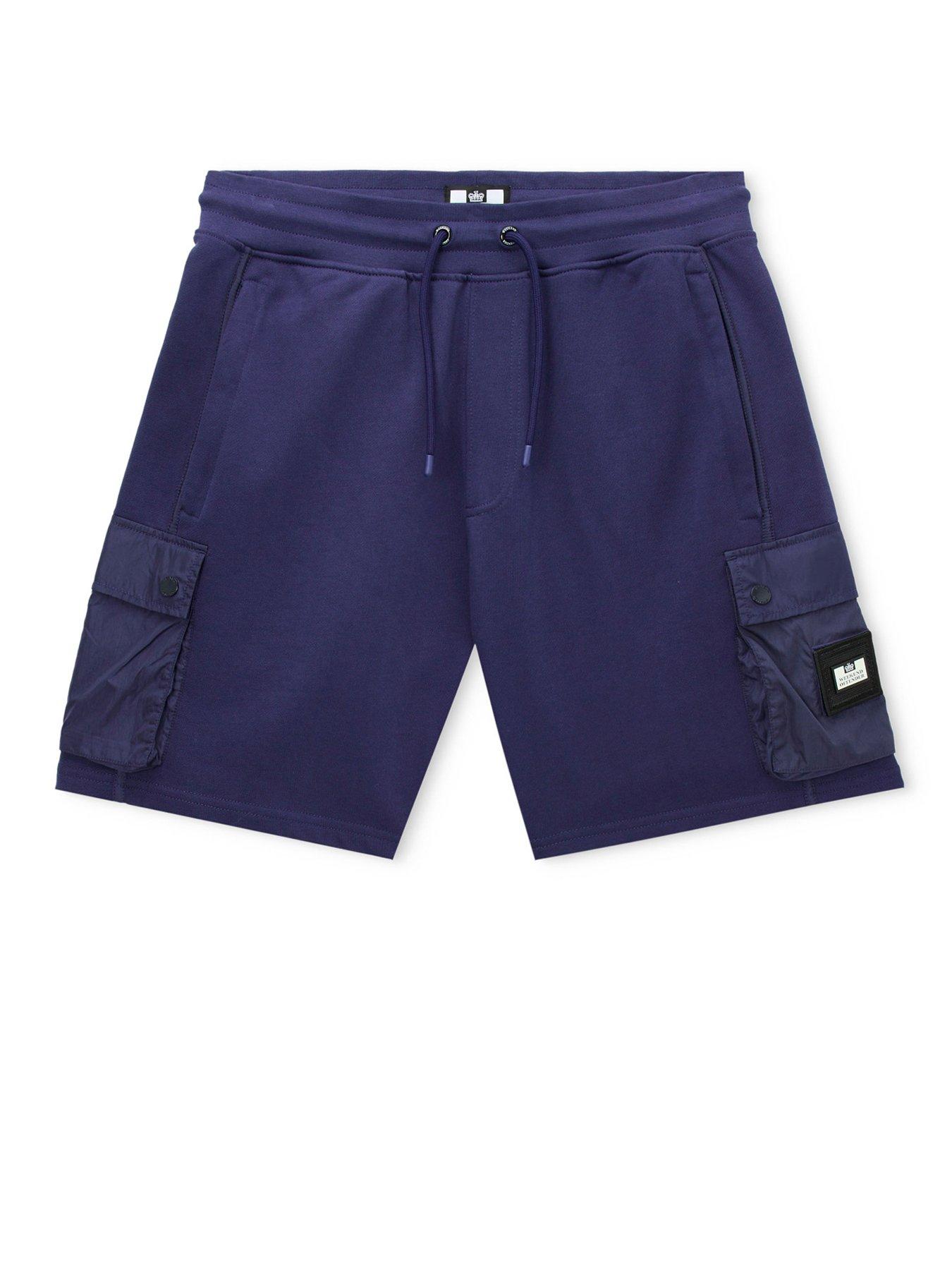 Image 4 of 7 of Weekend Offender Noreaster Technical Sweat Shorts - Dark Blue