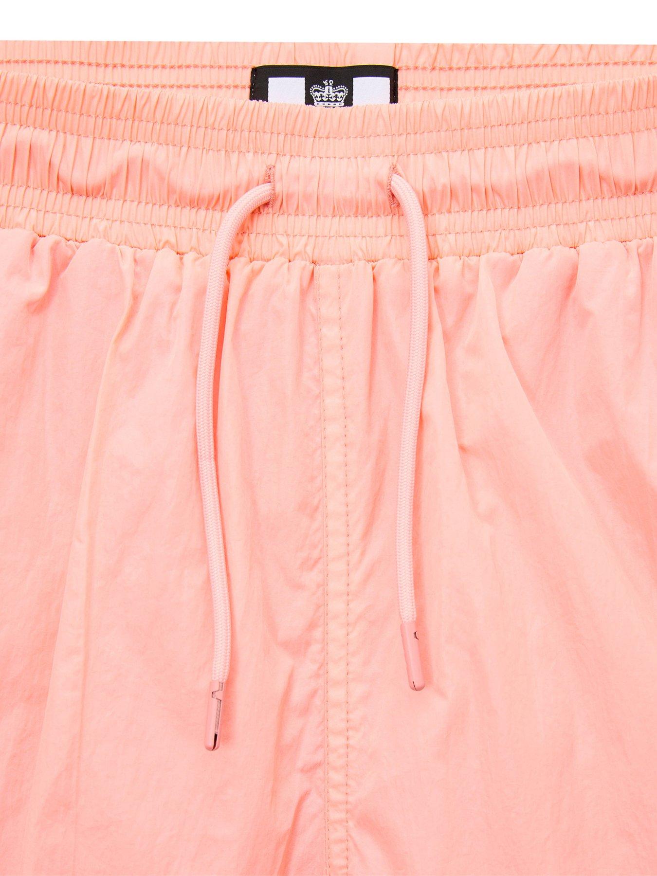 Image 5 of 6 of Weekend Offender Stacks Drawstring Swim Shorts - Orange