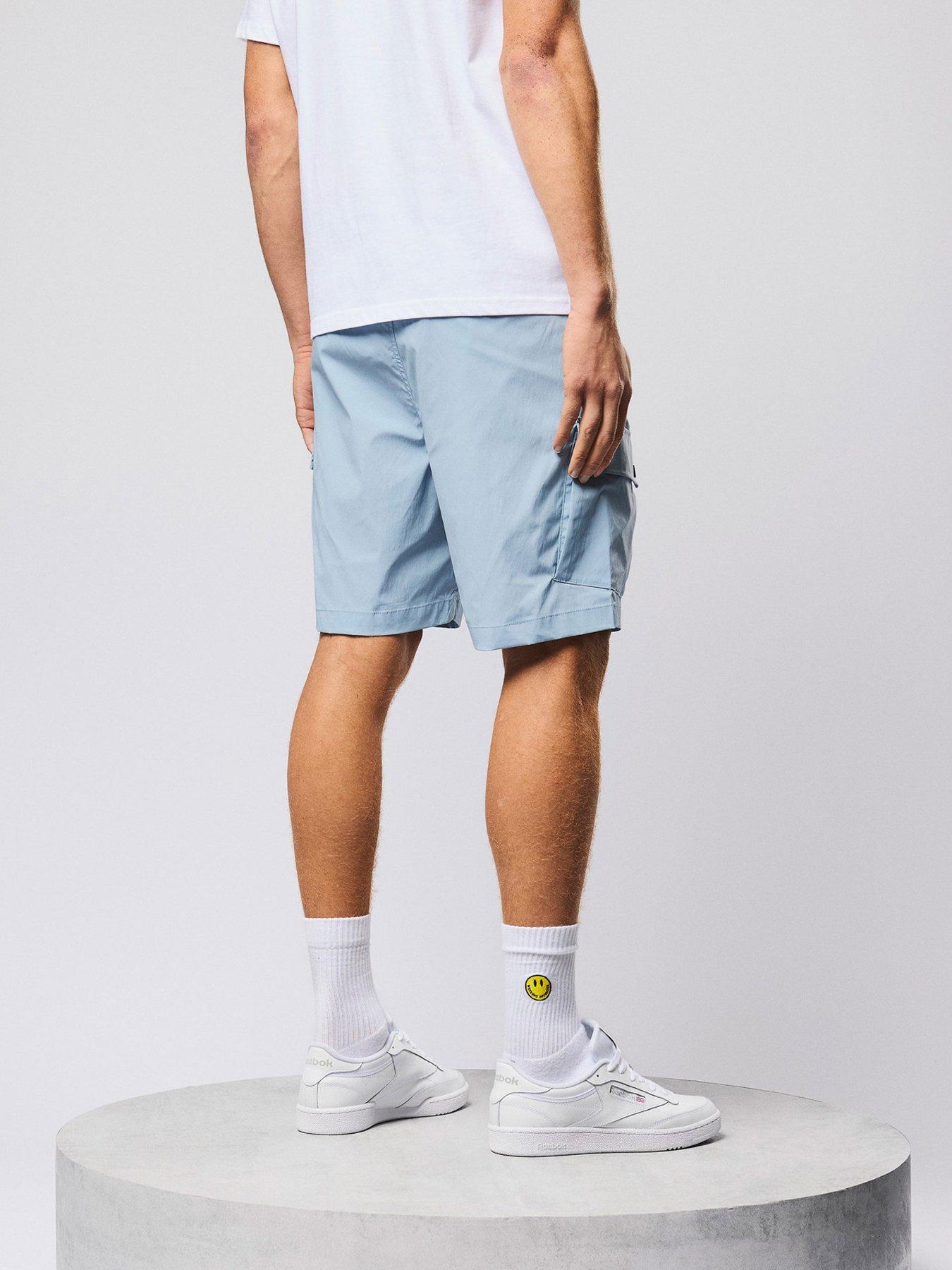 Image 2 of 6 of Weekend Offender Baraki Technical Shorts - Blue