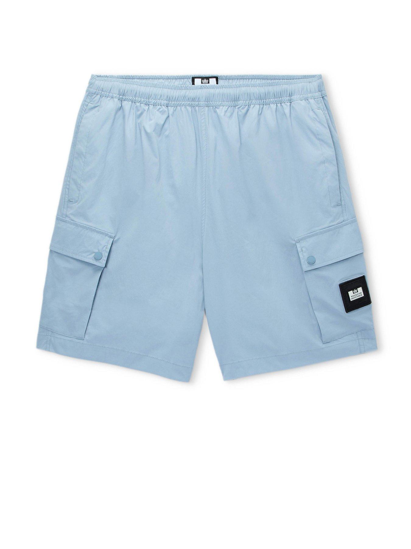Image 4 of 6 of Weekend Offender Baraki Technical Shorts - Blue