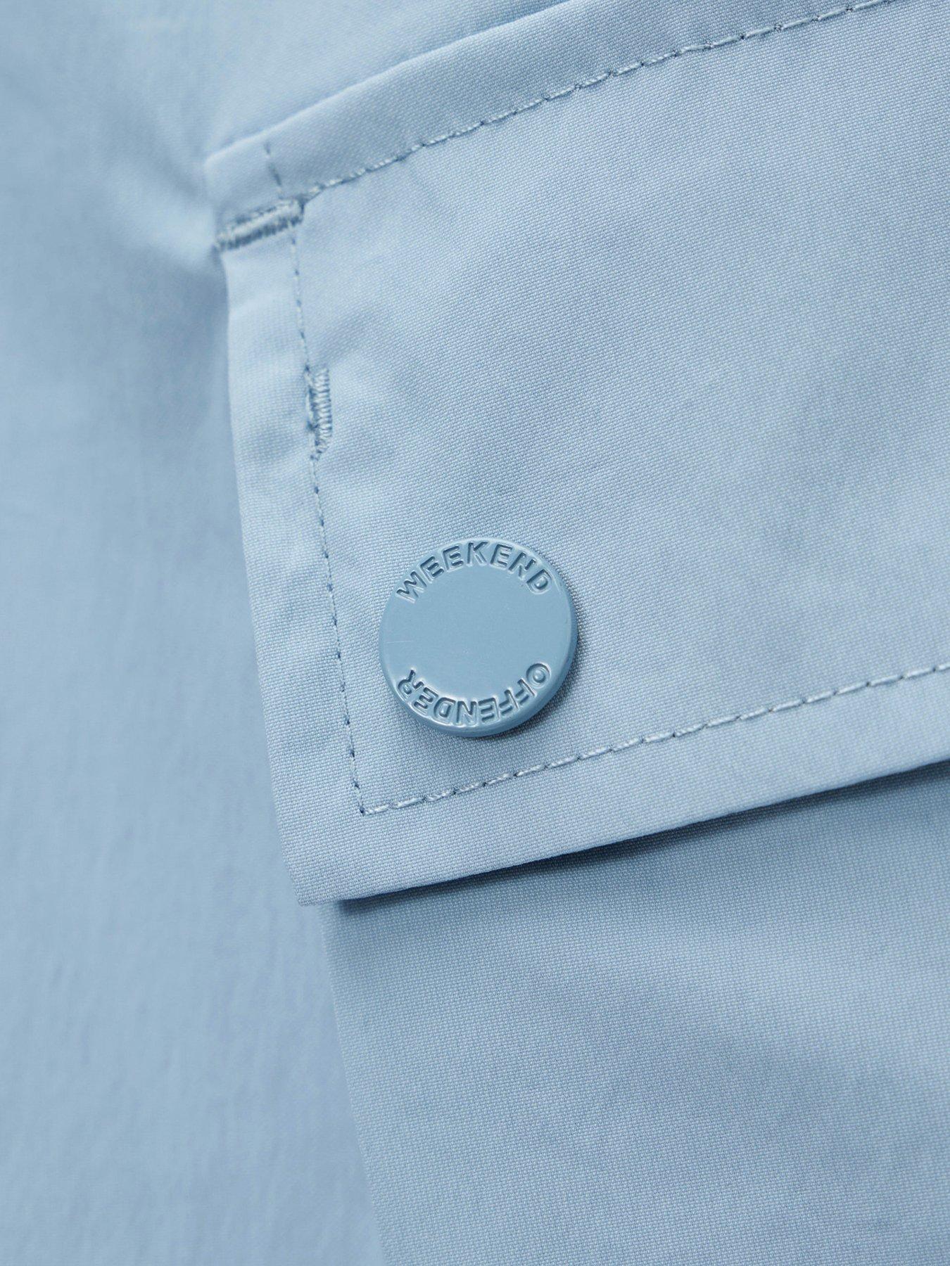 Image 6 of 6 of Weekend Offender Baraki Technical Shorts - Blue