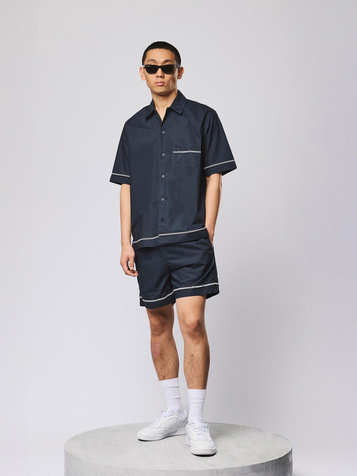 Weekend Offender Senia Short Sleeve Shirt - Navy