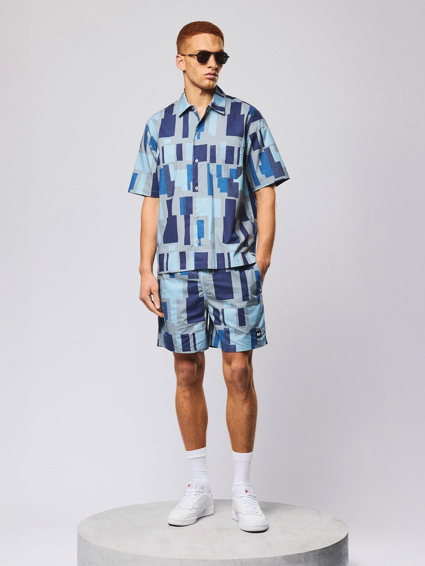 Image 2 of 6 of Weekend Offender Ouzou Short Sleeve Shirt - Grey