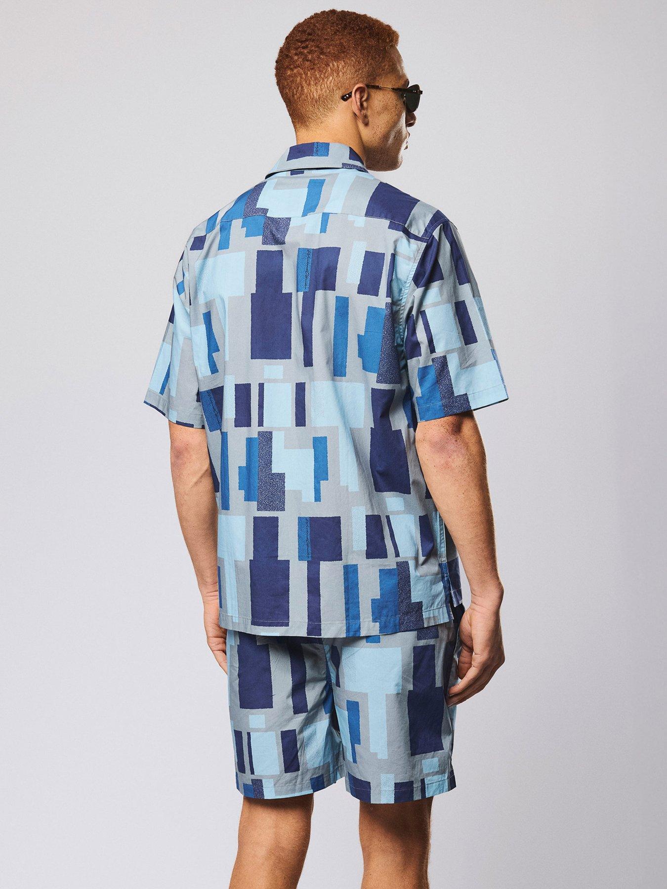 Image 3 of 6 of Weekend Offender Ouzou Short Sleeve Shirt - Grey