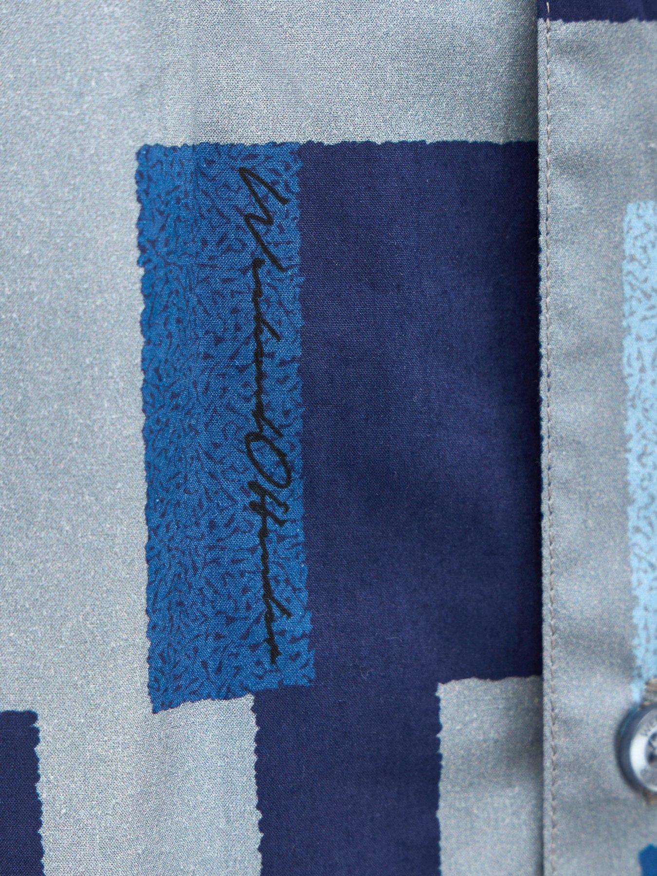 Image 6 of 6 of Weekend Offender Ouzou Short Sleeve Shirt - Grey