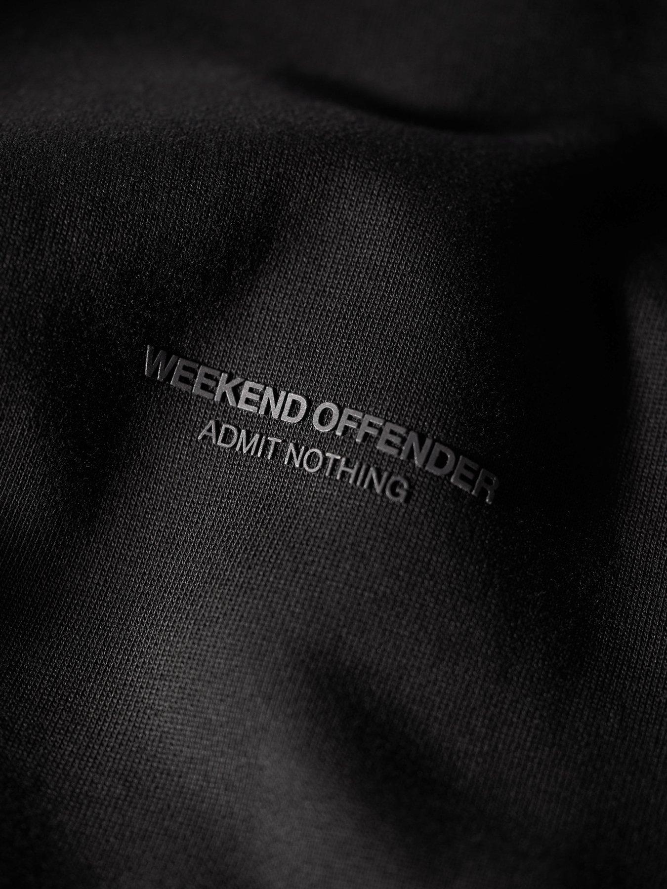 Image 4 of 4 of Weekend Offender Bronx Tracksuit Set - Black