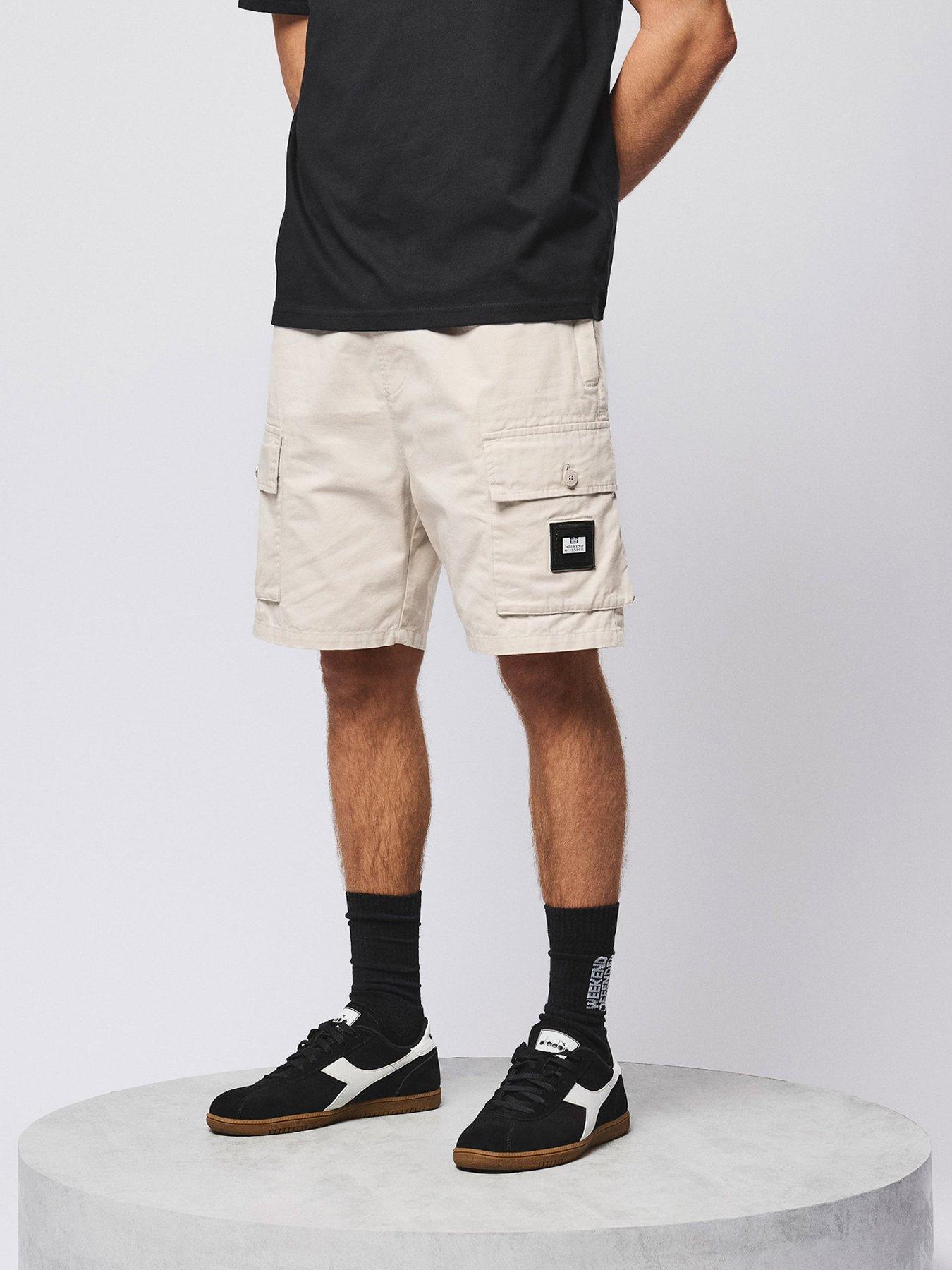 Image 2 of 7 of Weekend Offender Scopello Drawstring Shorts - Beige