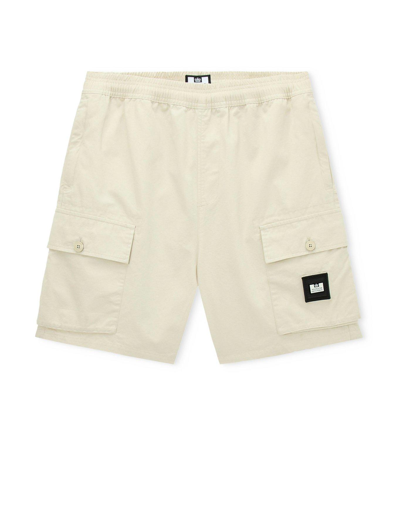 Image 4 of 7 of Weekend Offender Scopello Drawstring Shorts - Beige