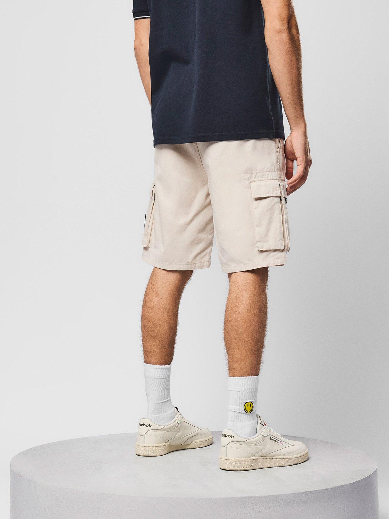 Image 3 of 6 of Weekend Offender Mascia Cargo Shorts - Beige
