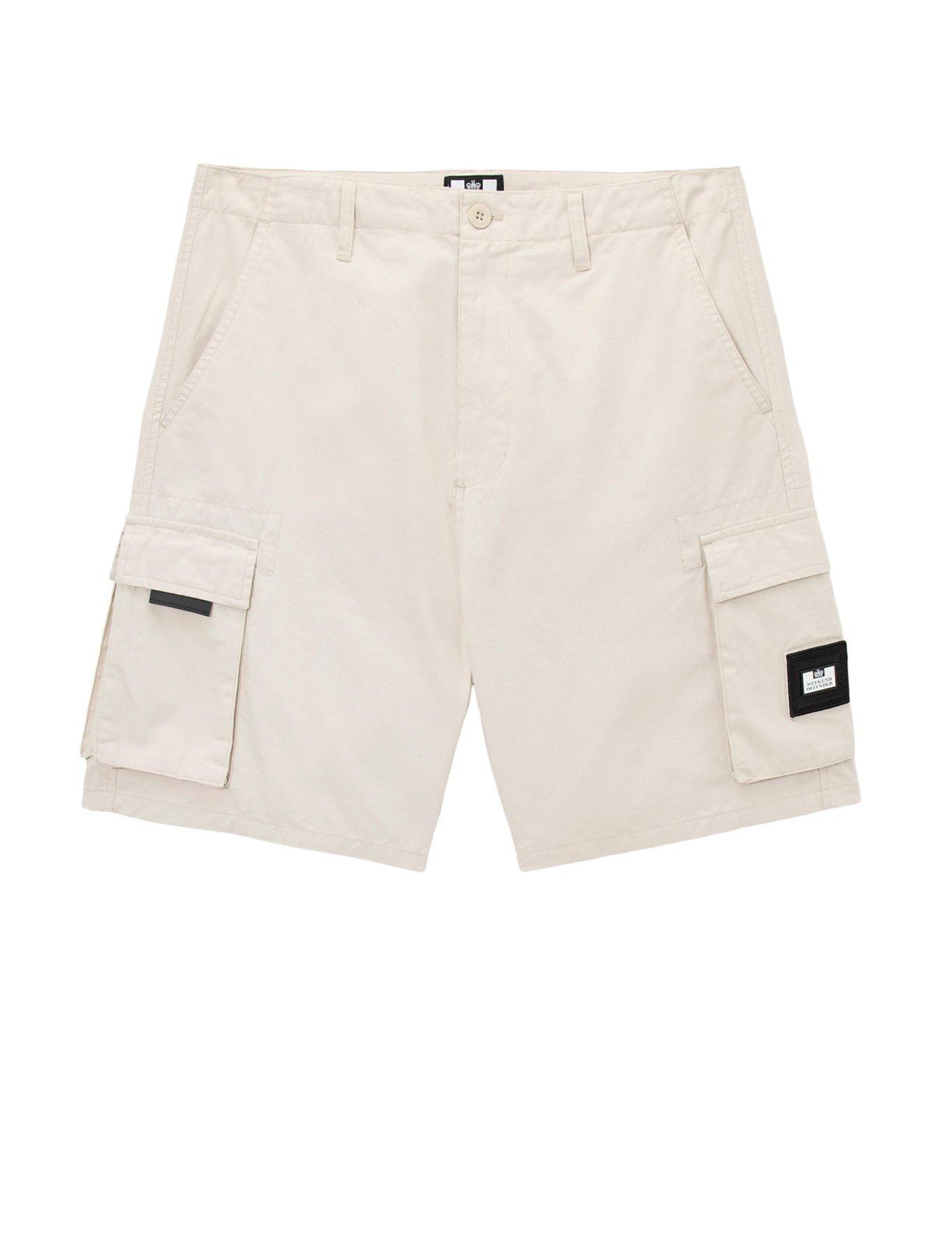 Image 4 of 6 of Weekend Offender Mascia Cargo Shorts - Beige