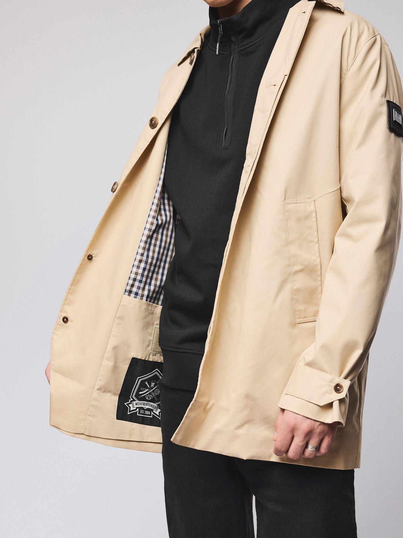Image 2 of 7 of Weekend Offender Weekend Offender Whitehouse Collared Jacket - Beige