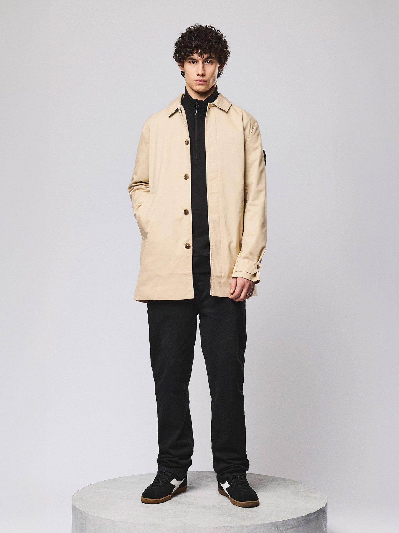 Image 3 of 7 of Weekend Offender Weekend Offender Whitehouse Collared Jacket - Beige