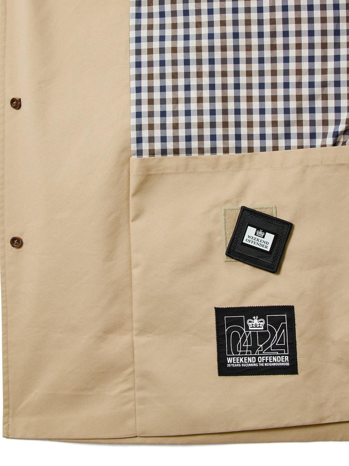 Image 7 of 7 of Weekend Offender Weekend Offender Whitehouse Collared Jacket - Beige