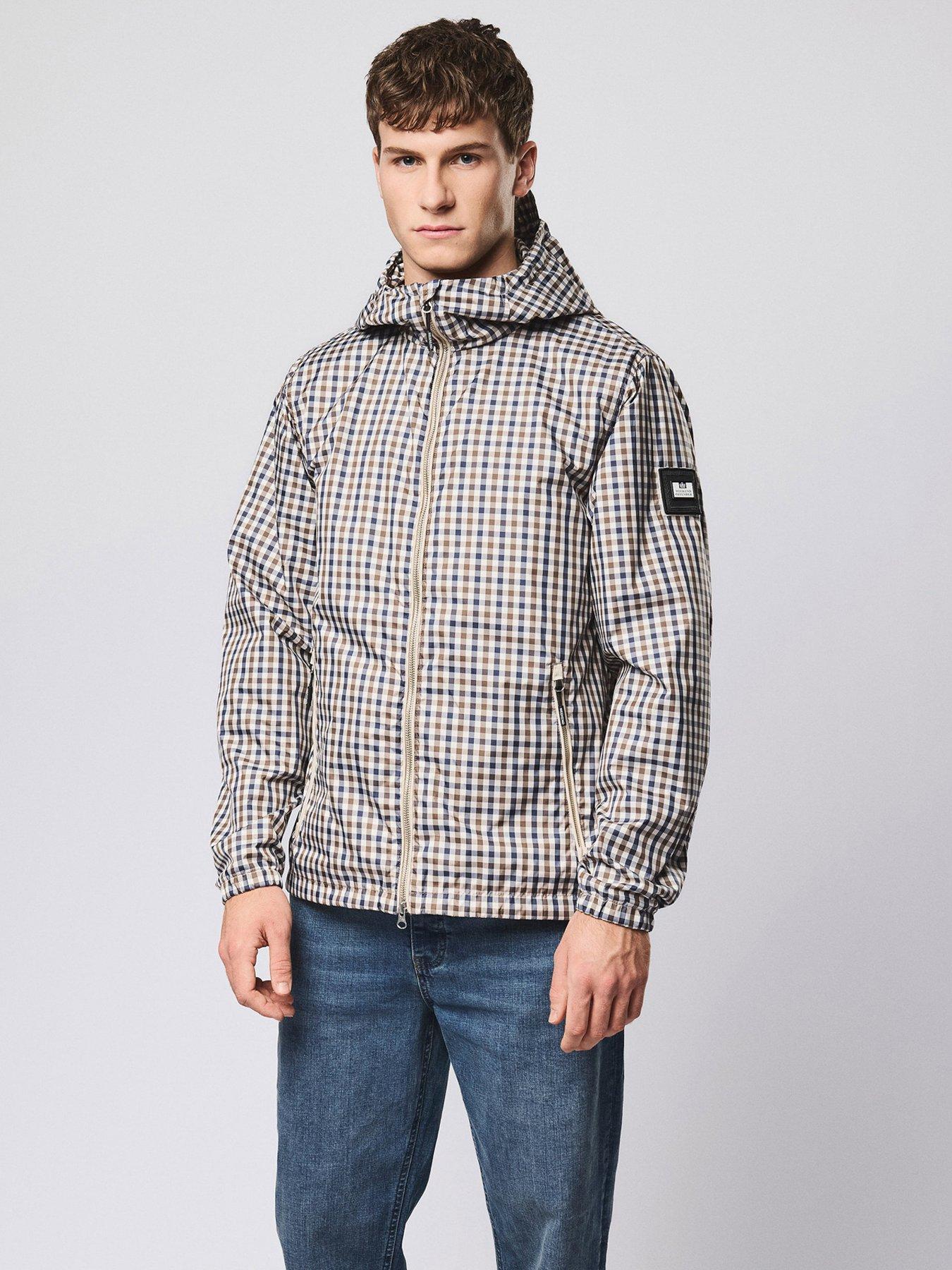 weekend-offender-campania-check-hooded-jacket-multi