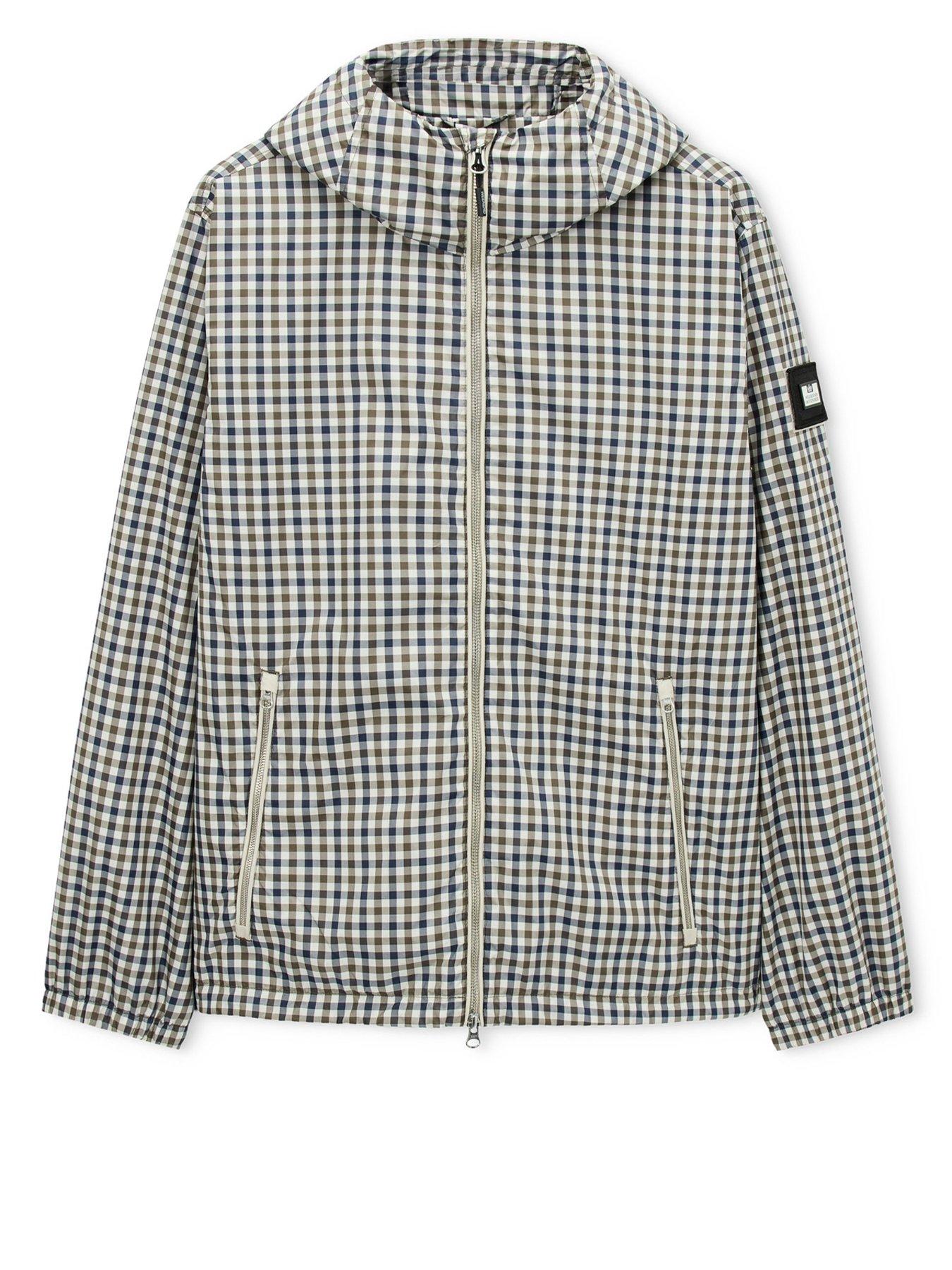 Image 4 of 5 of Weekend Offender Weekend Offender Campania Check Hooded Jacket - Multi