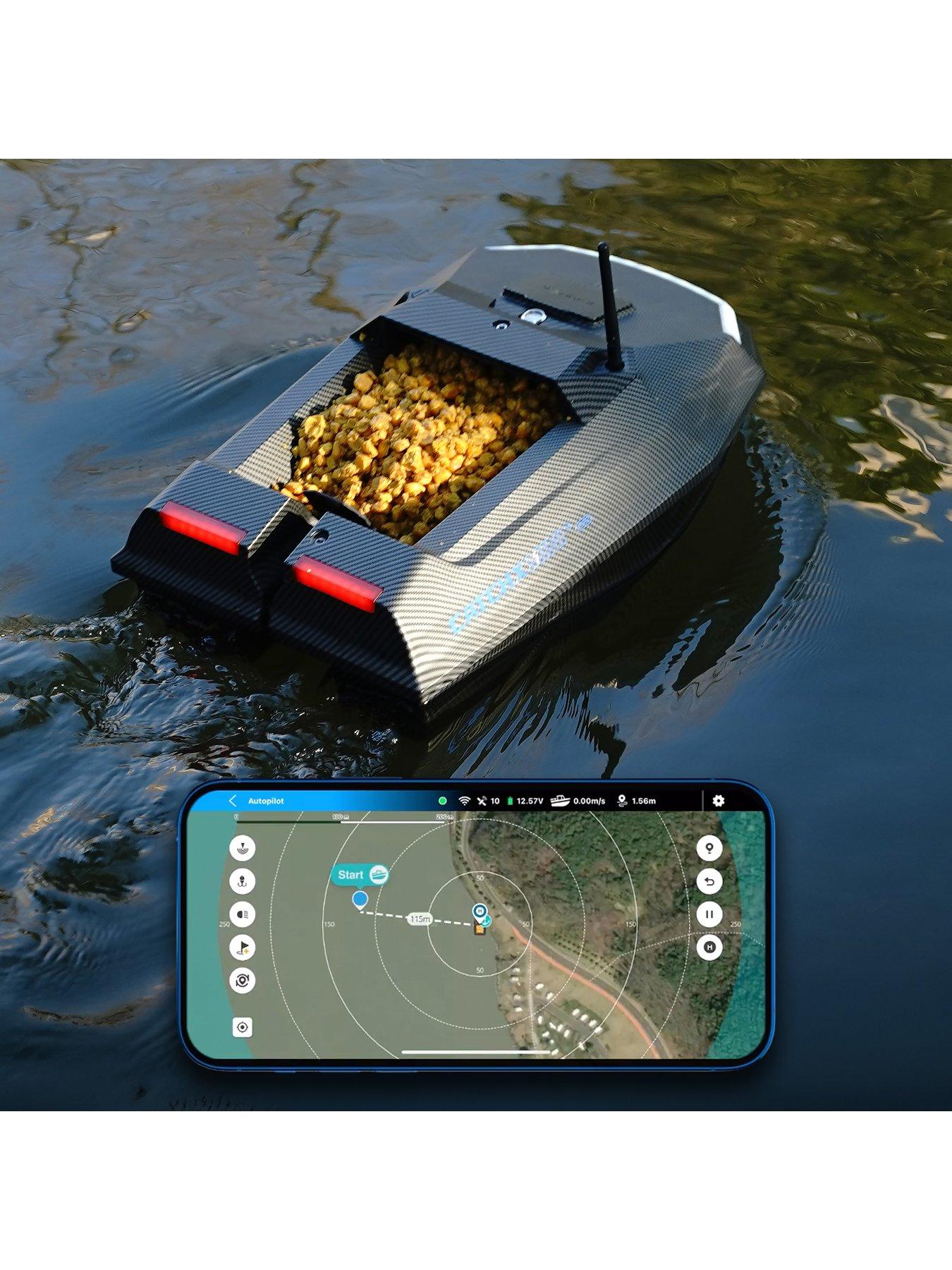Rippton CatchX Mini Remote Control GPS Fishing Bait Boat | Very