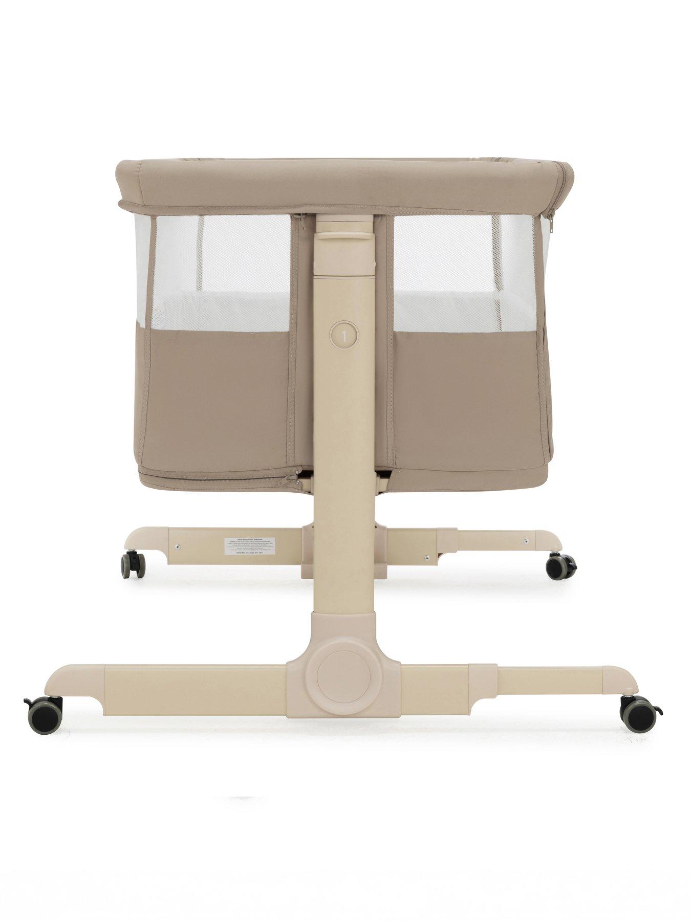 Image 5 of 7 of Babymore Neera Bedside Crib - Khaki